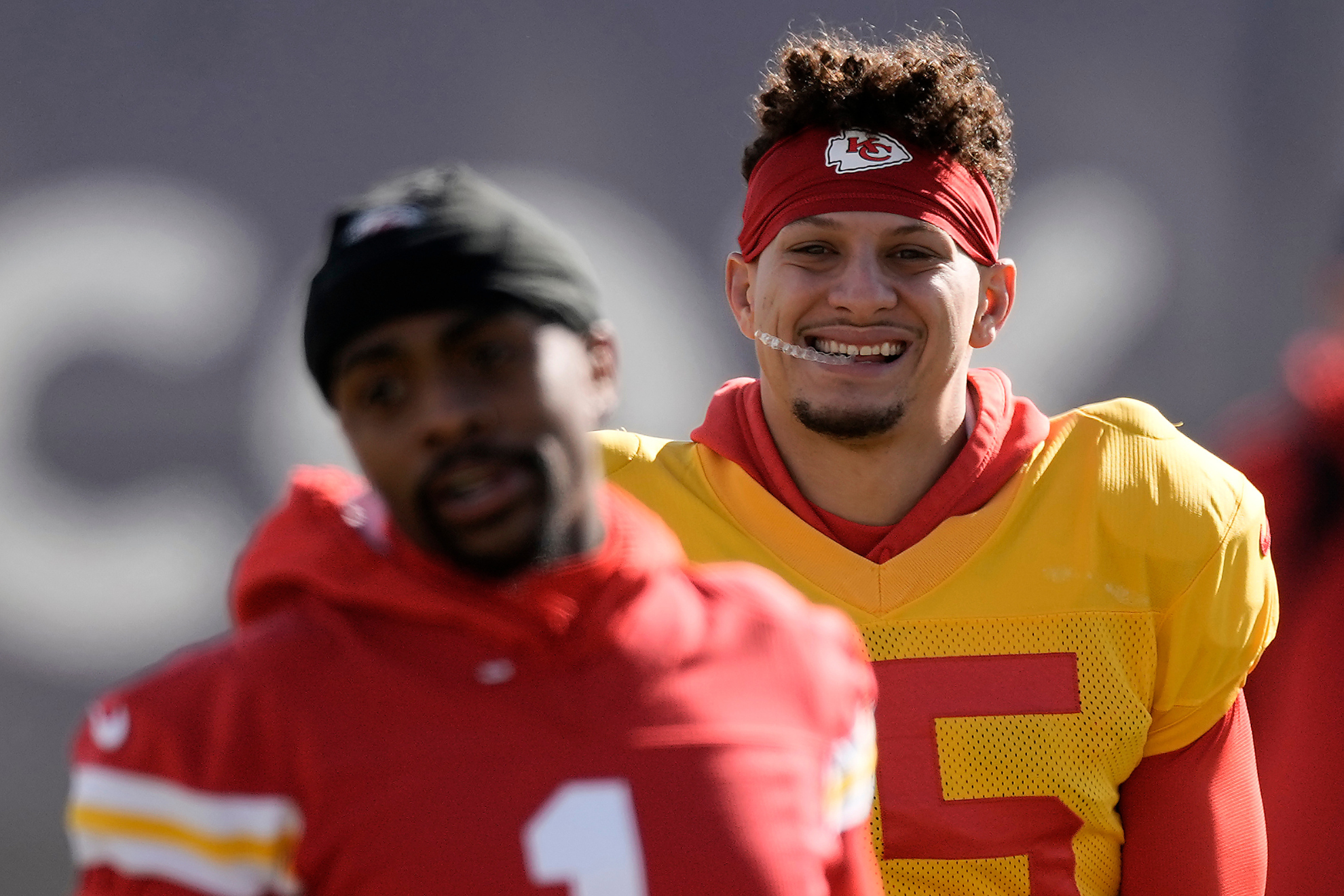 Jerick McKinnon was one of Patrick Mahomes favorite weapons during their short time together.