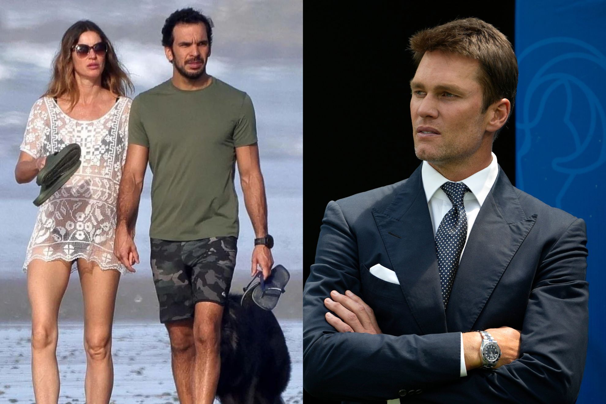 Gisele B�ndchen and Joaquim Valente / Tom Brady