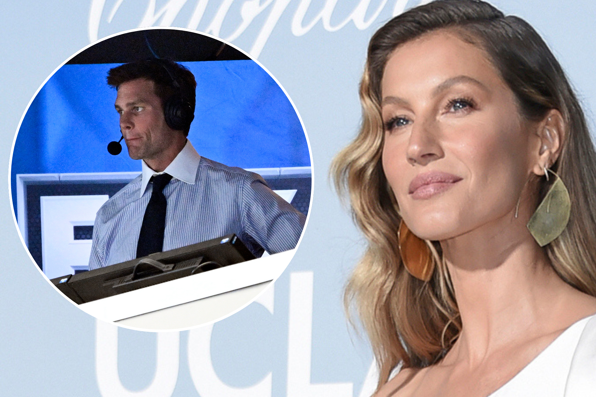 Model Gisele B�ndchen returns in a spectacular campaign, while Tom Brady remains just a spectator