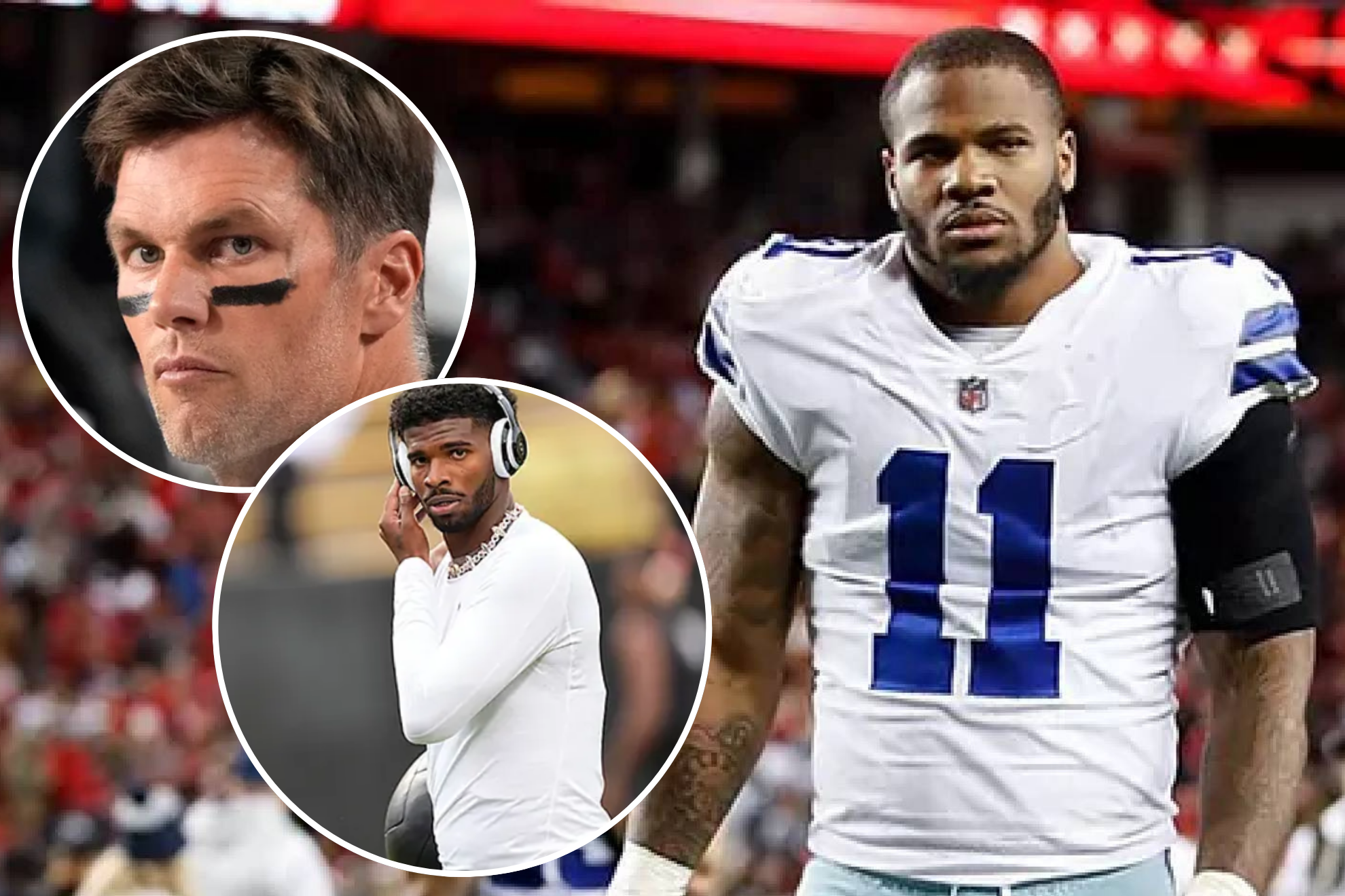 Micah Parsons is outraged over a comparison between seven-time Super Bowl champion Tom Brady and the controversial Shedeur Sanders