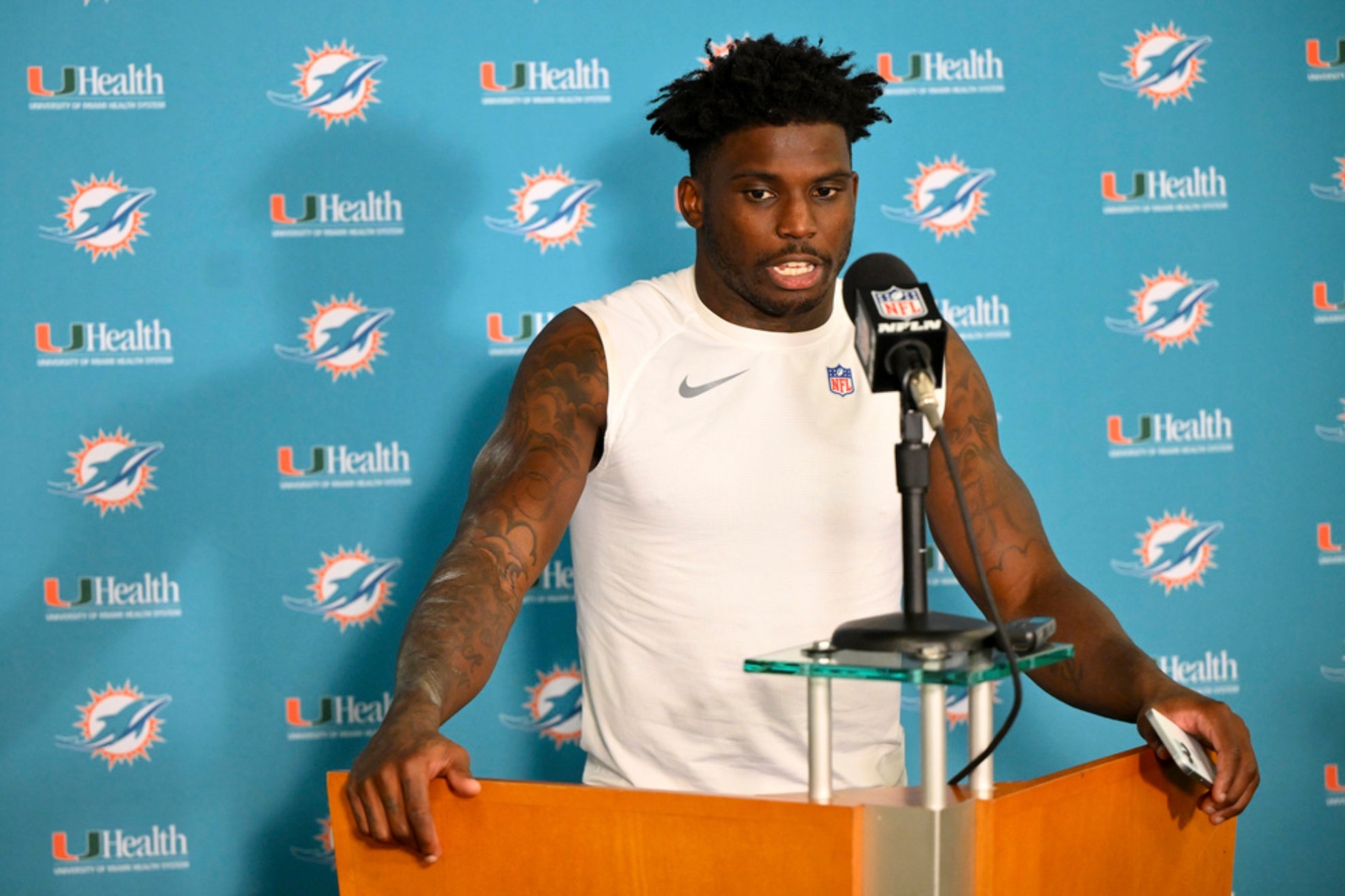Miami Dolphins wide receiver Tyreek Hill.