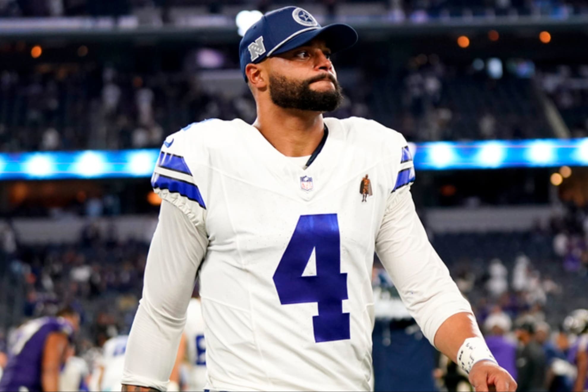 Dallas Cowboys controversial QB Dak Prescott.