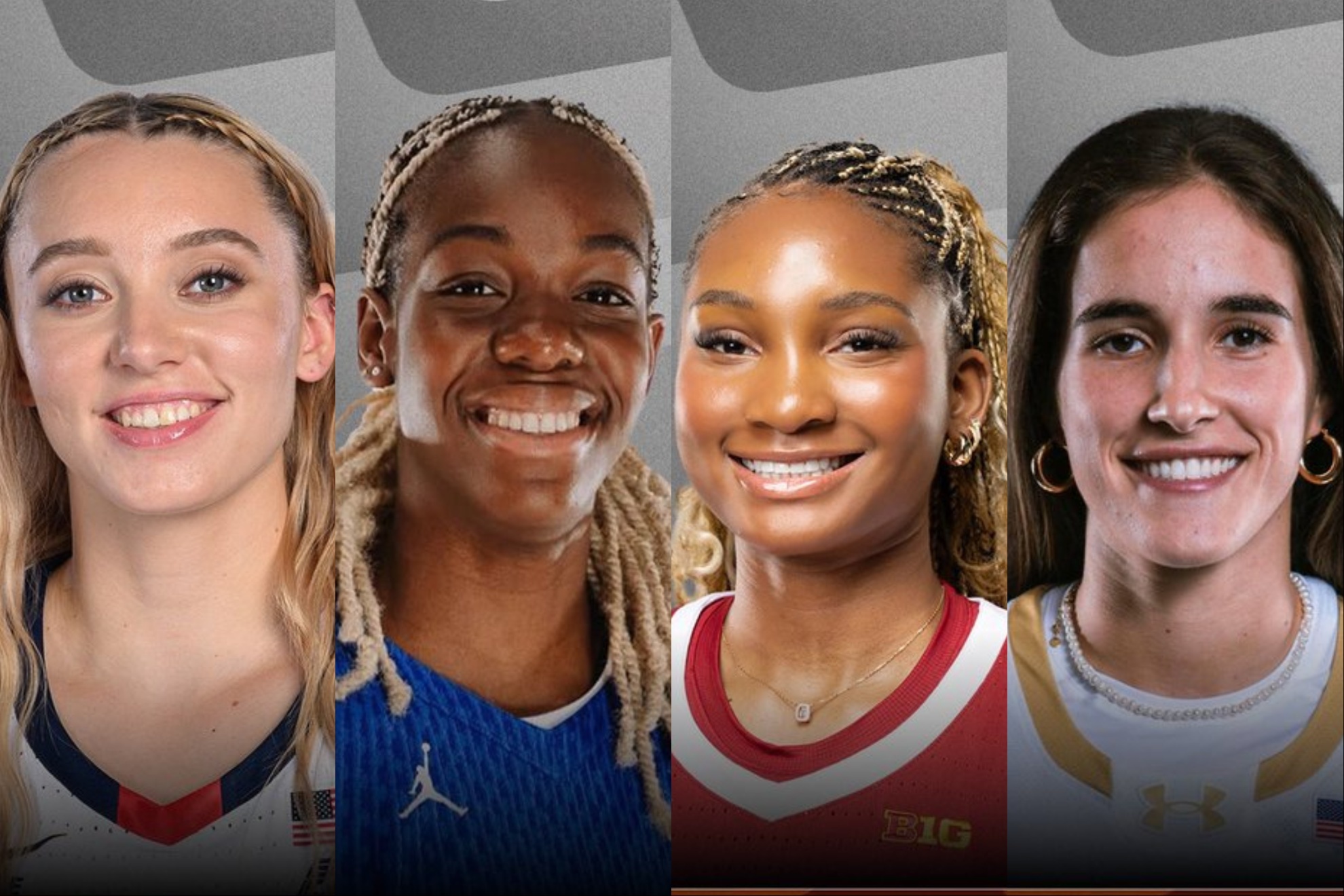 Paige Bueckers, Dominique Malonga, Kiki Irafen, and Sonia Citron lead the way. 2025 WNBA Draft class.