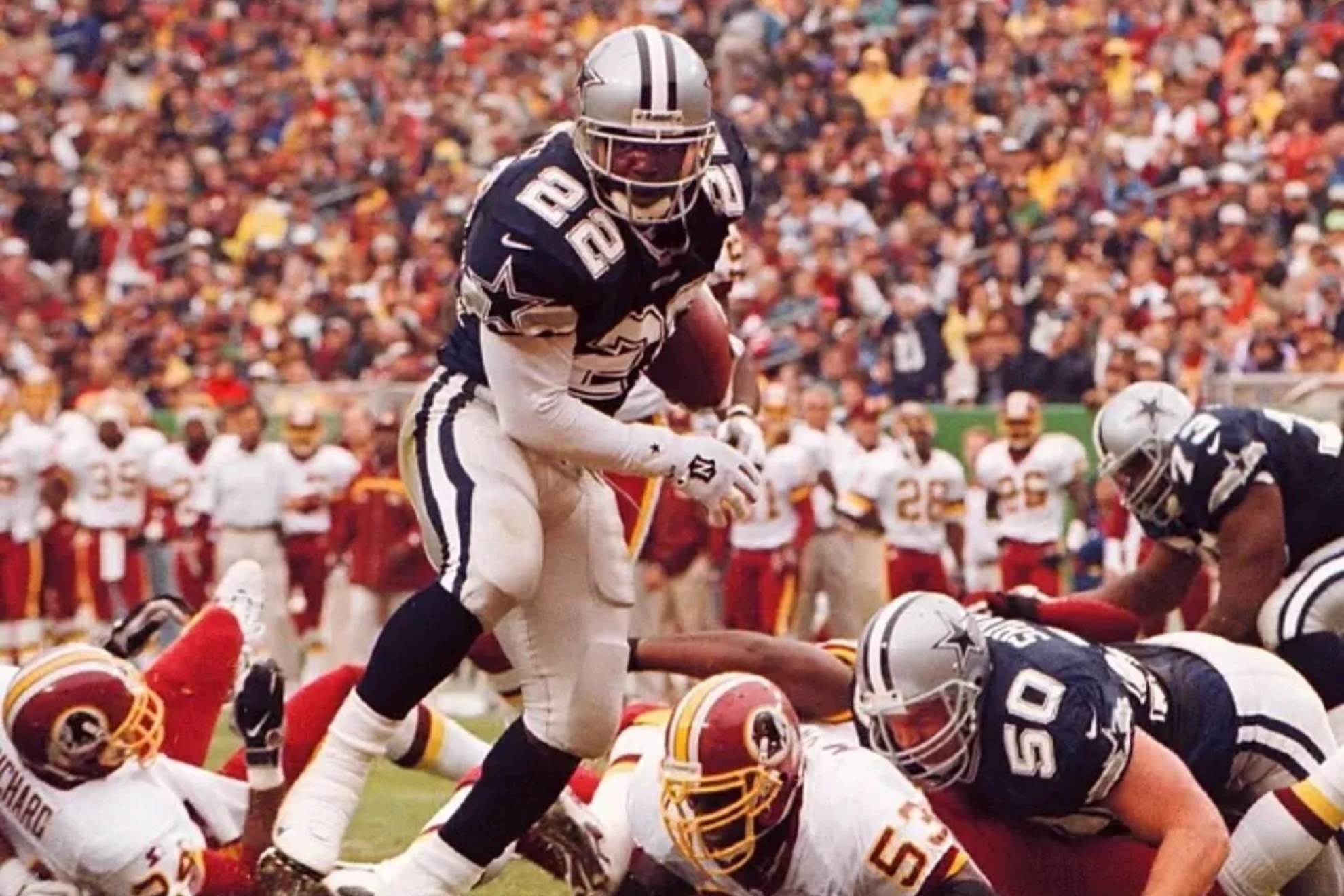 Emmitt Smith tears the Cowboys apart