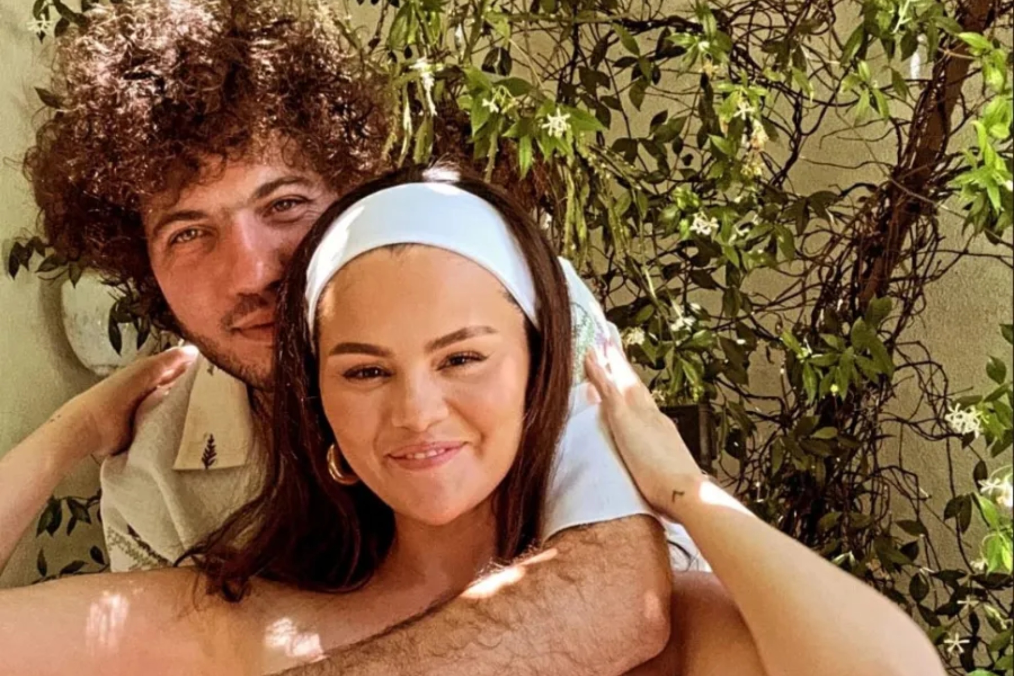 Benny Blanco and Selena Gomez.