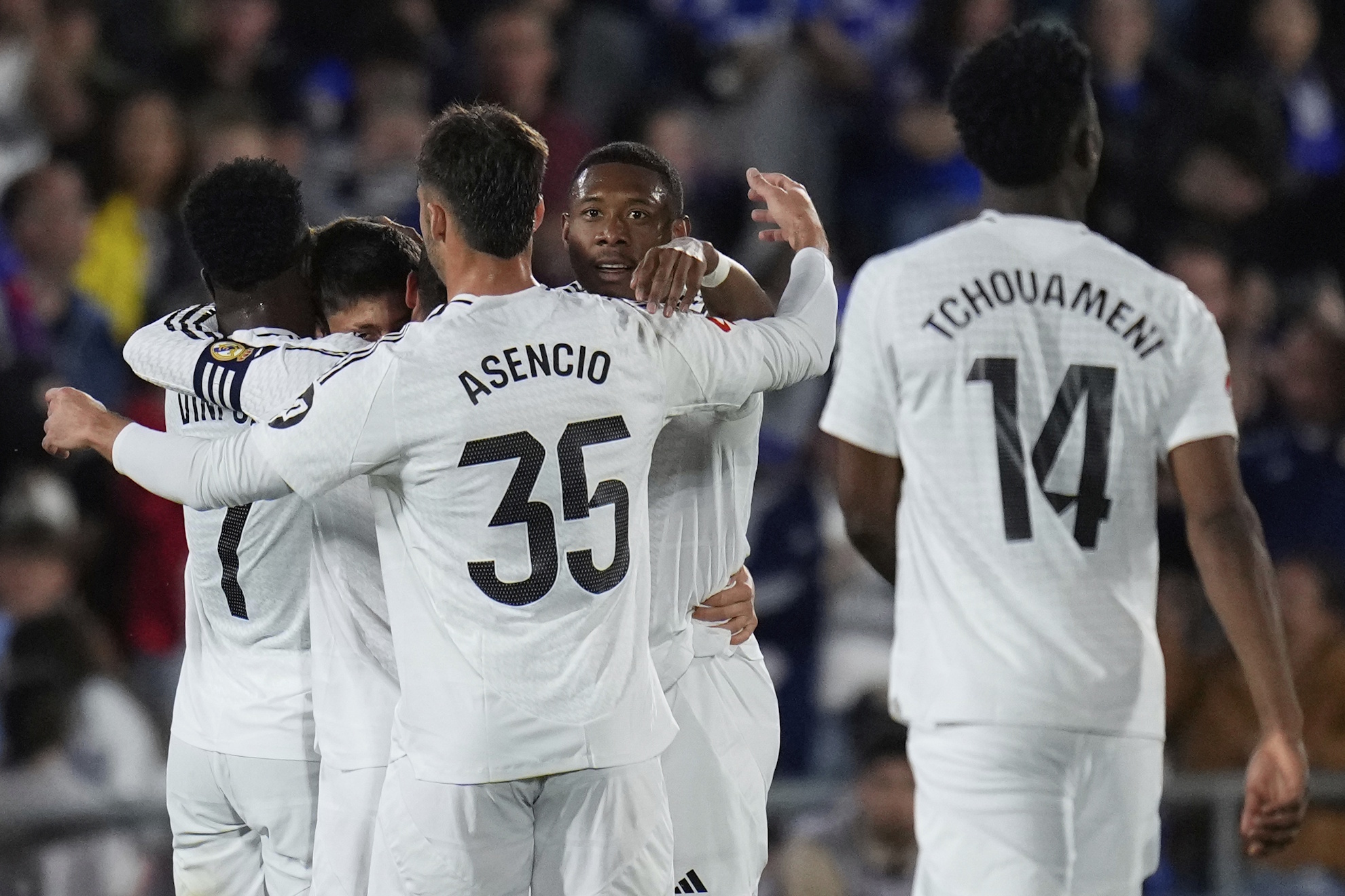 Real Madrid Arda Guler Getafe Spanish La Liga soccer match Coliseum Alfonso Perez stadium