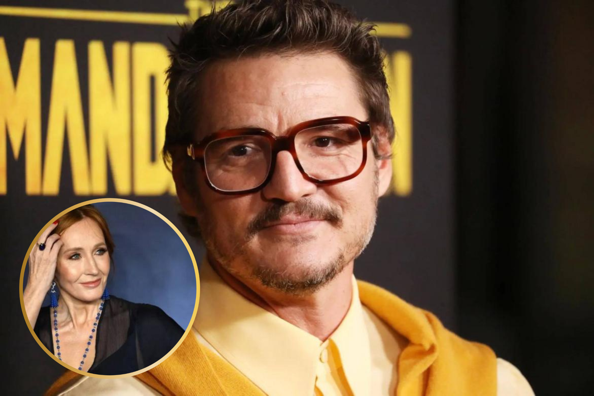 Pedro Pascal, against J.K. Rowling.