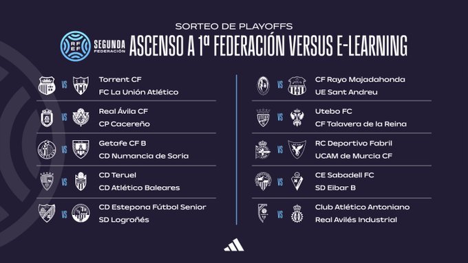 Sorteo de los 'play-offs' de ascenso a Primera Federación y 'play-out ...