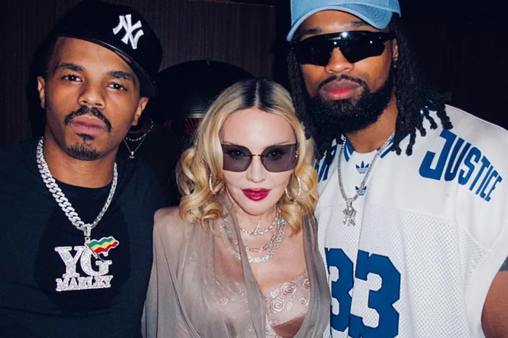 Madonna doesnt want to grow old: she wears sheer outfit at boyfriend Akeem Morris birthday party
