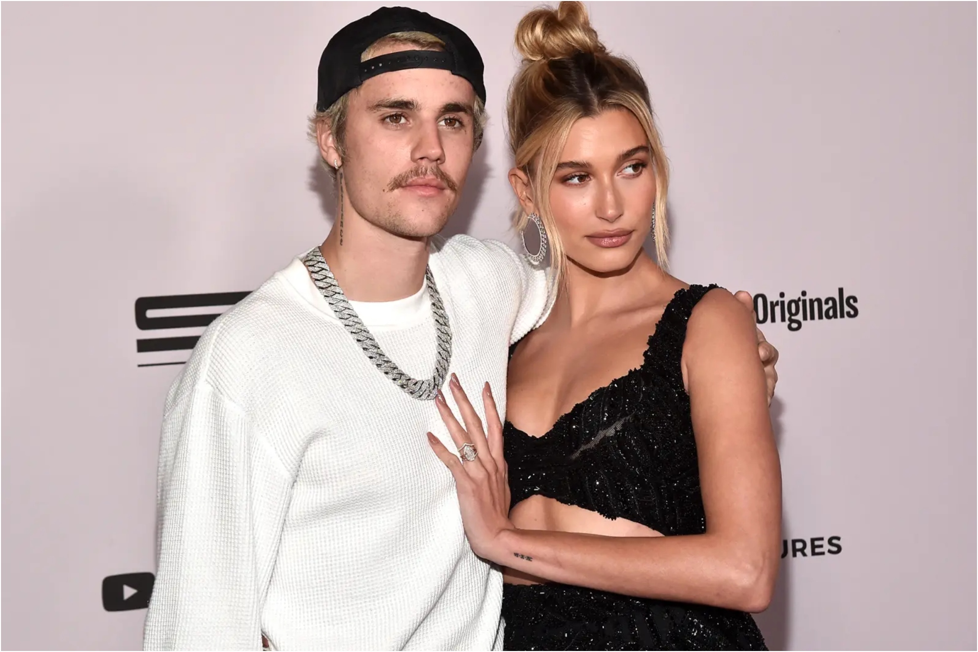 Justin Bieber and Hailey Bieber.