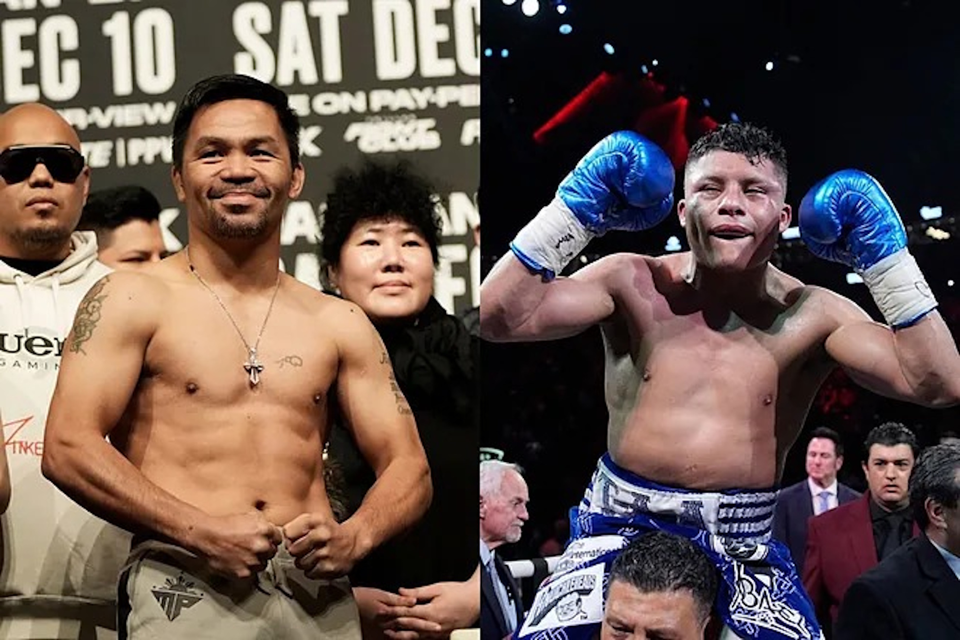 Isaac Pitbull Cruz billboard return Manny Pacquiao mexican boxing Mario Barrios Angel Tashiro Fierro