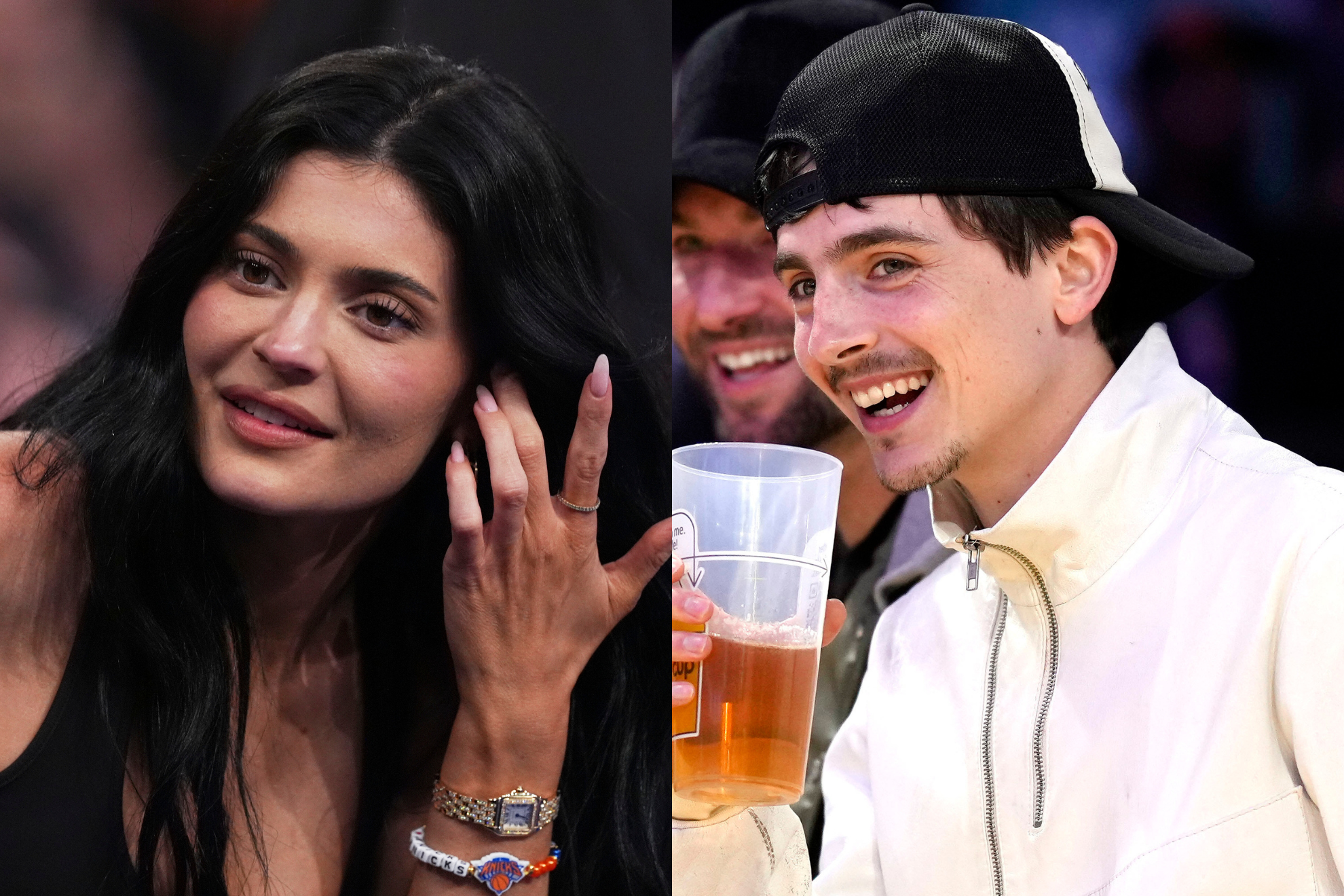 Kylie Jenner has accompanied Timothee Chalamet to several New York Knicks games.