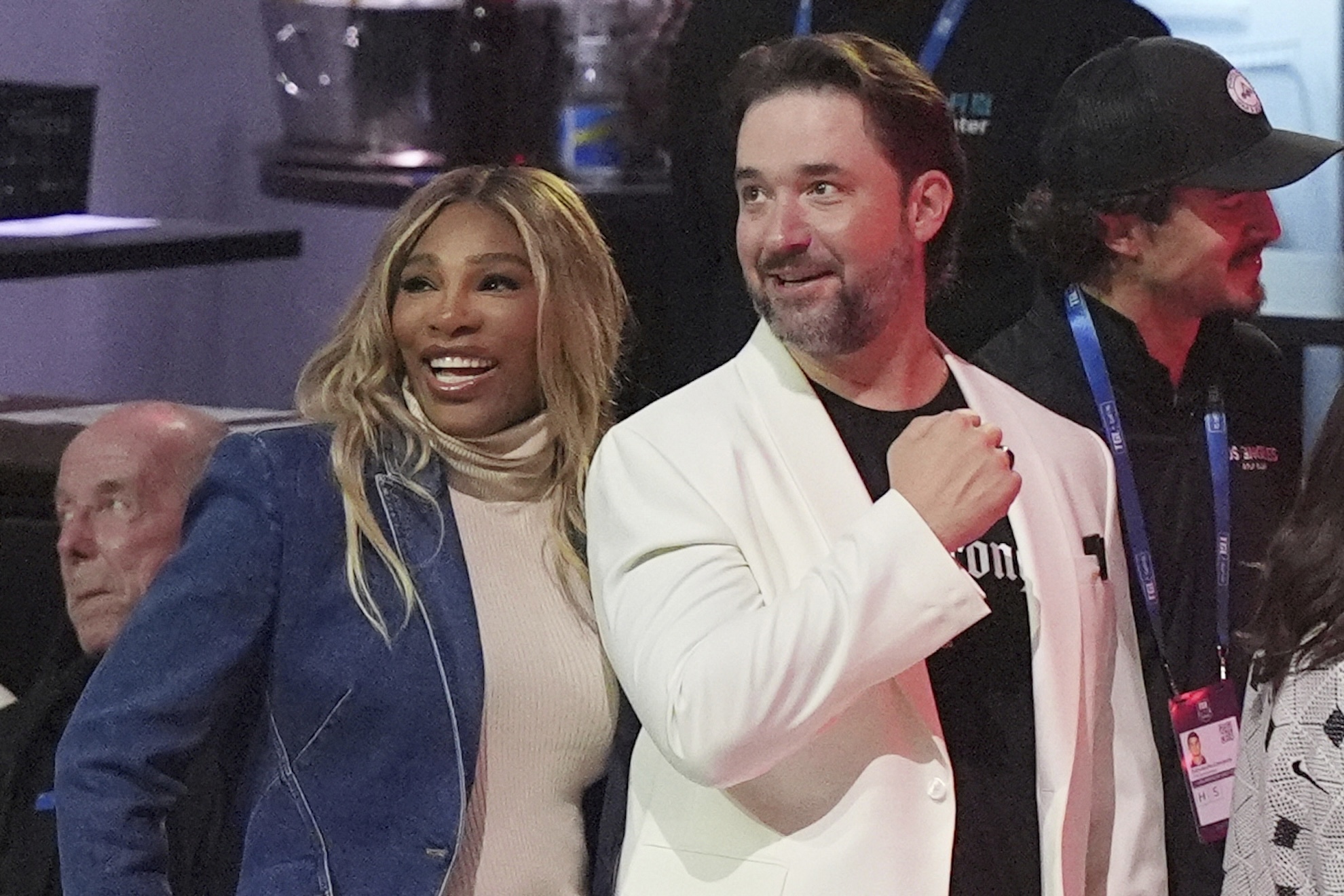 Serena Williams and Alexis Ohanian