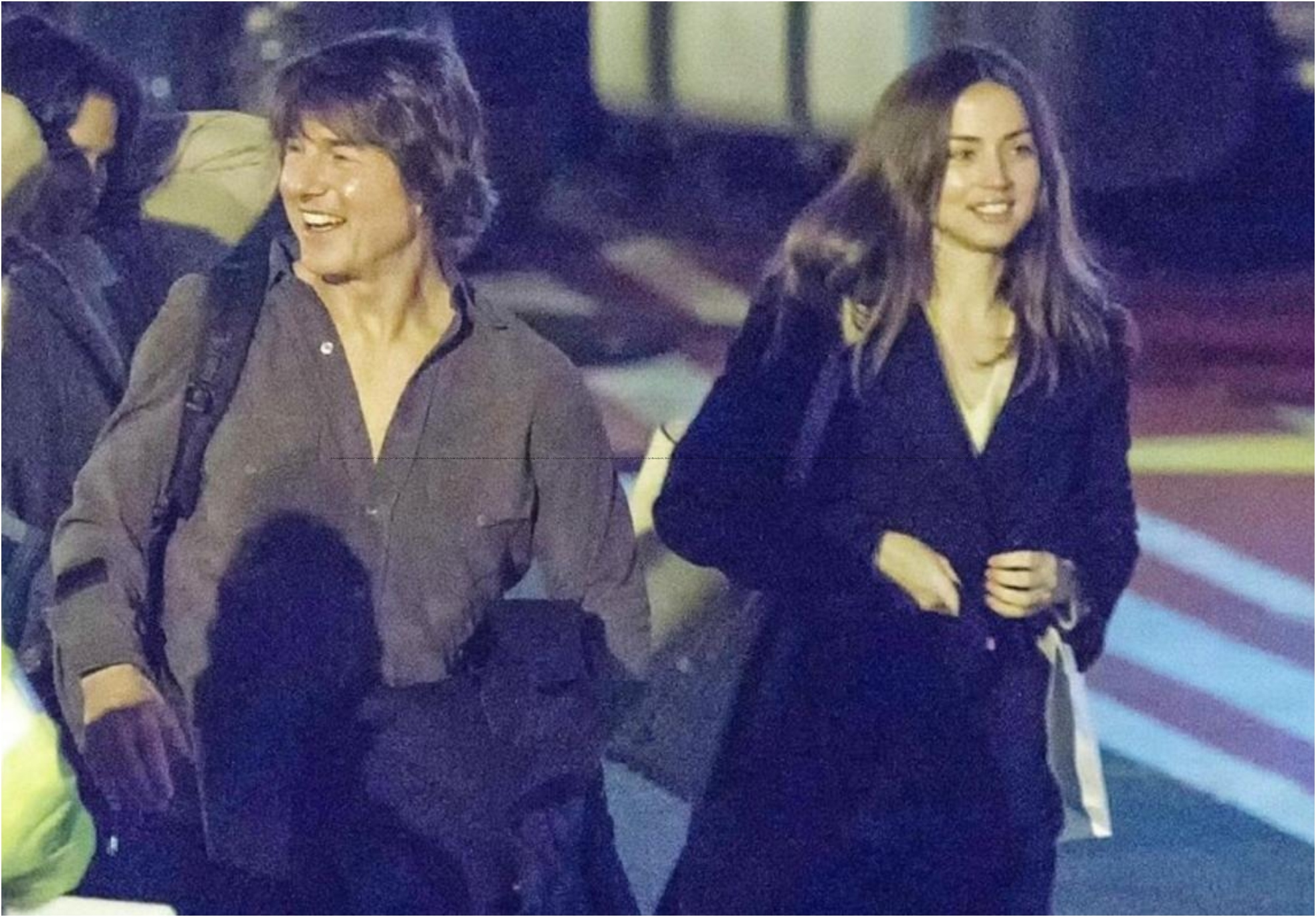 Tom Cruise with Ana de Armas.