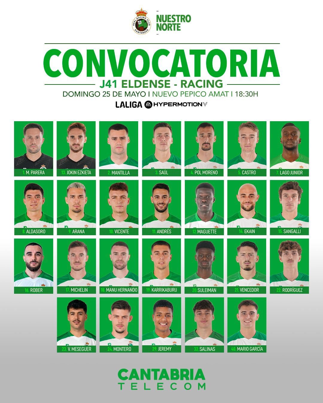 Eldense - Racing Santander en directo | LaLiga Hypermotion hoy en vivo