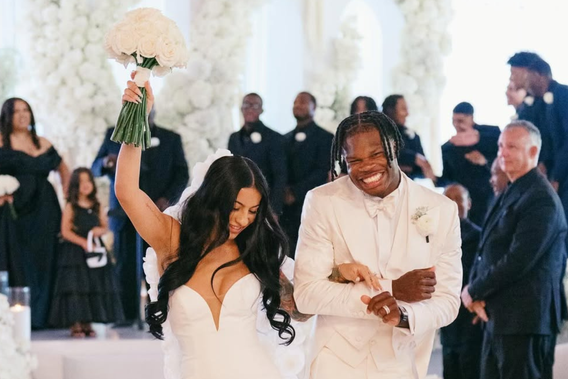 Leanna Lenee, Travis Hunters wife, returned to social media