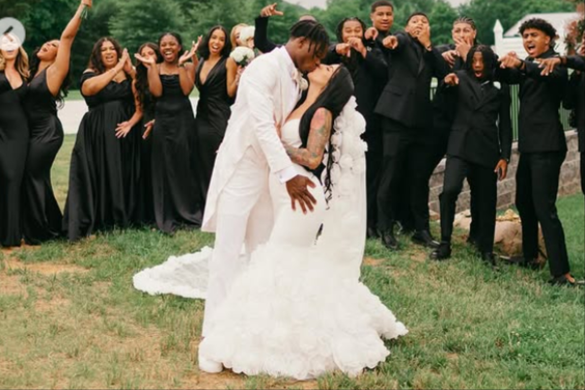 The marriage of Travis Hunter and Leanna Lenee caused controversy from the wedding itself.