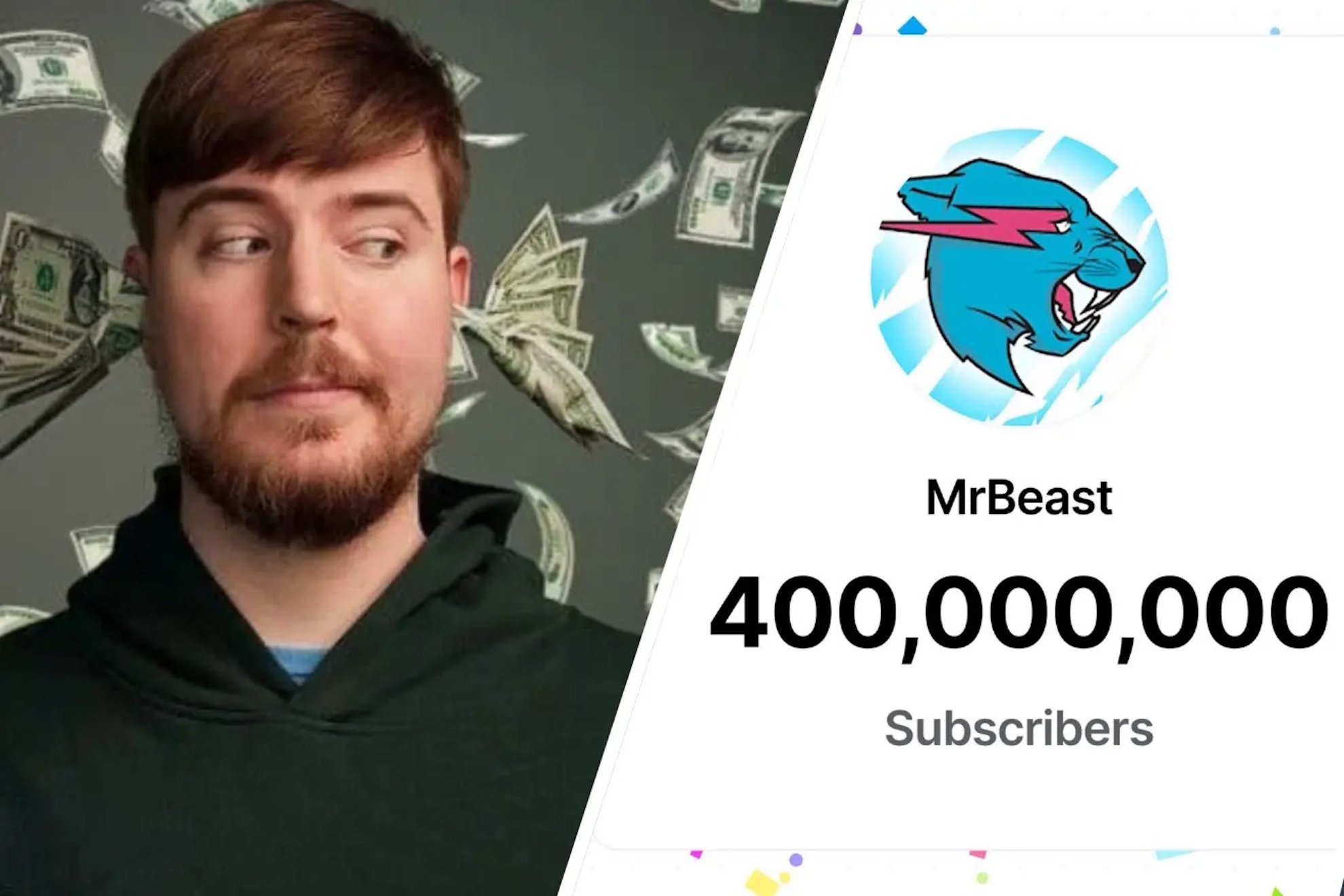 MrBeast streamer 400 million subscribers king of YouTube gaming technology