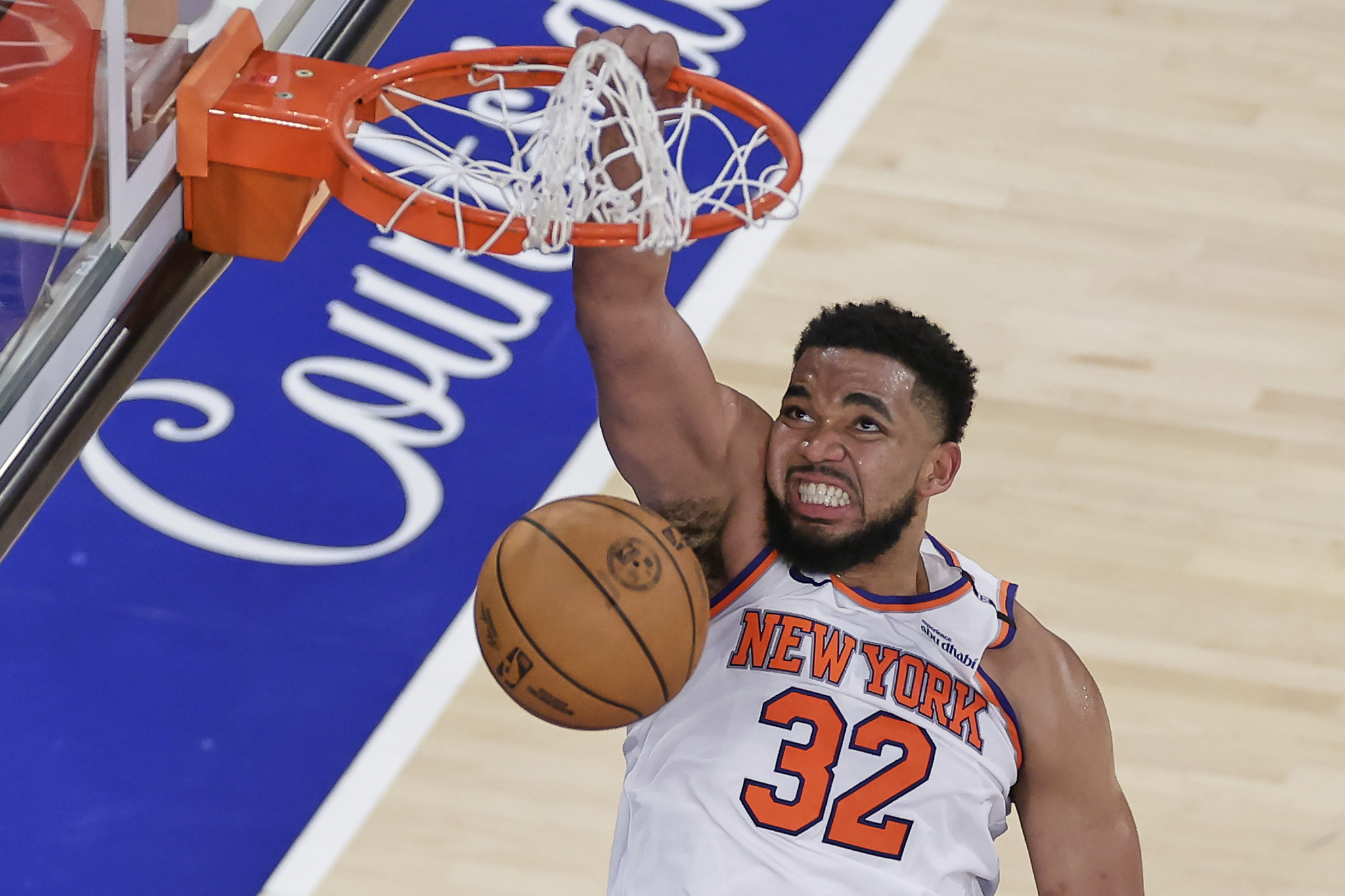 New York Knicks center Karl-Anthony Towns.