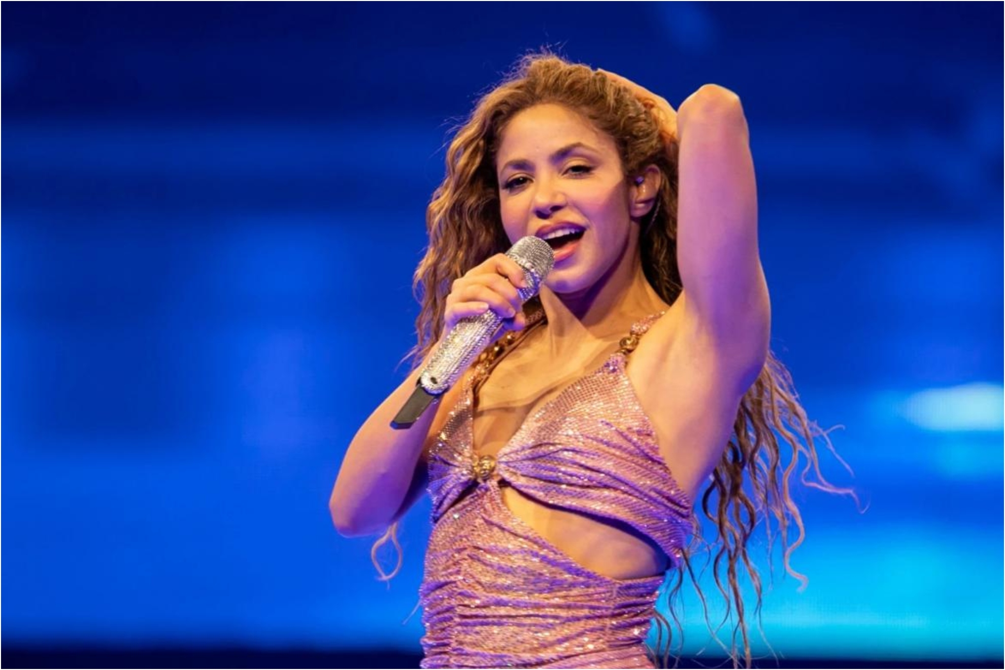 Shakira, during one of her concerts.