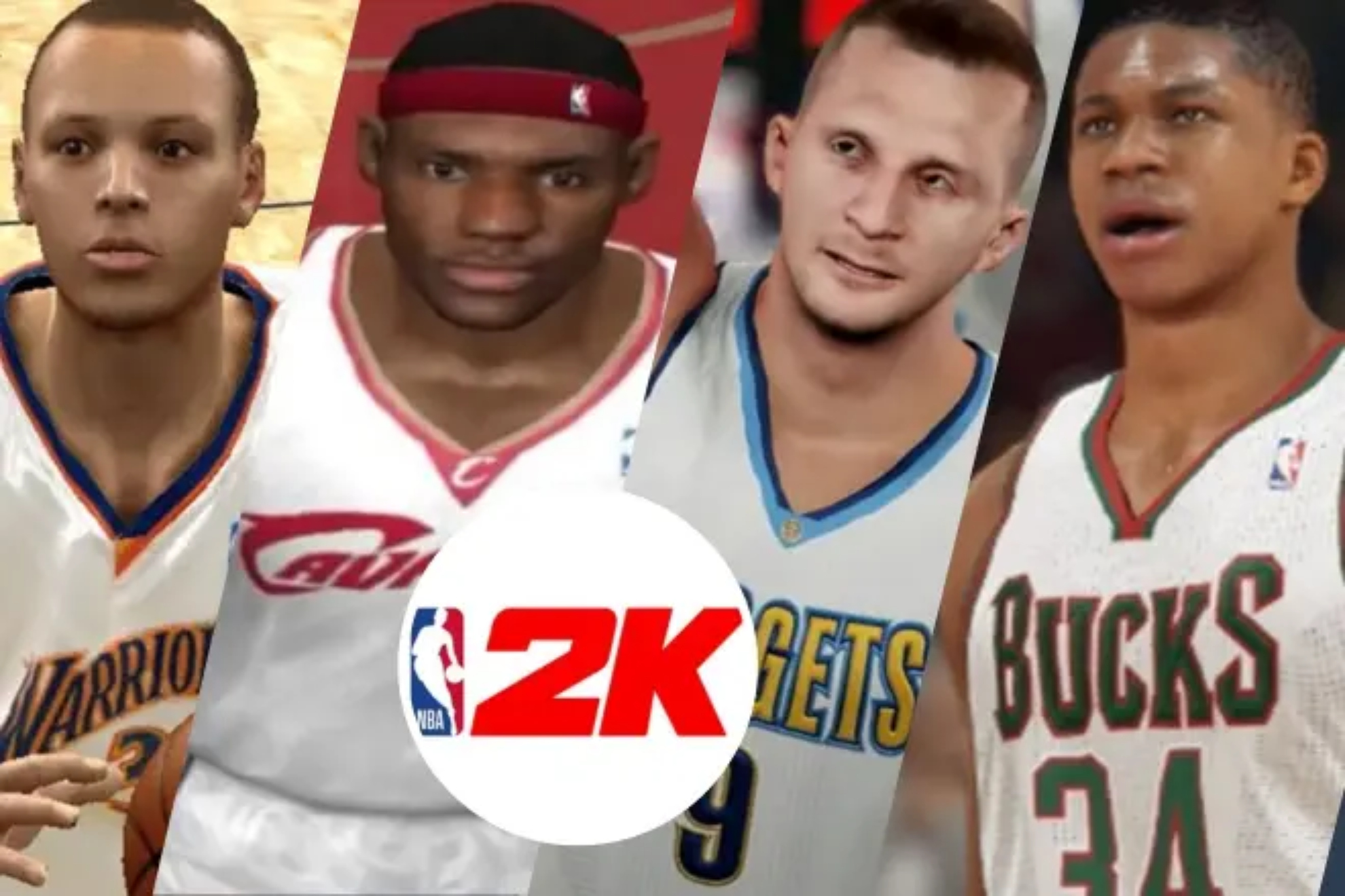Curry, LeBron, Jokic y Giannis in his first 2K