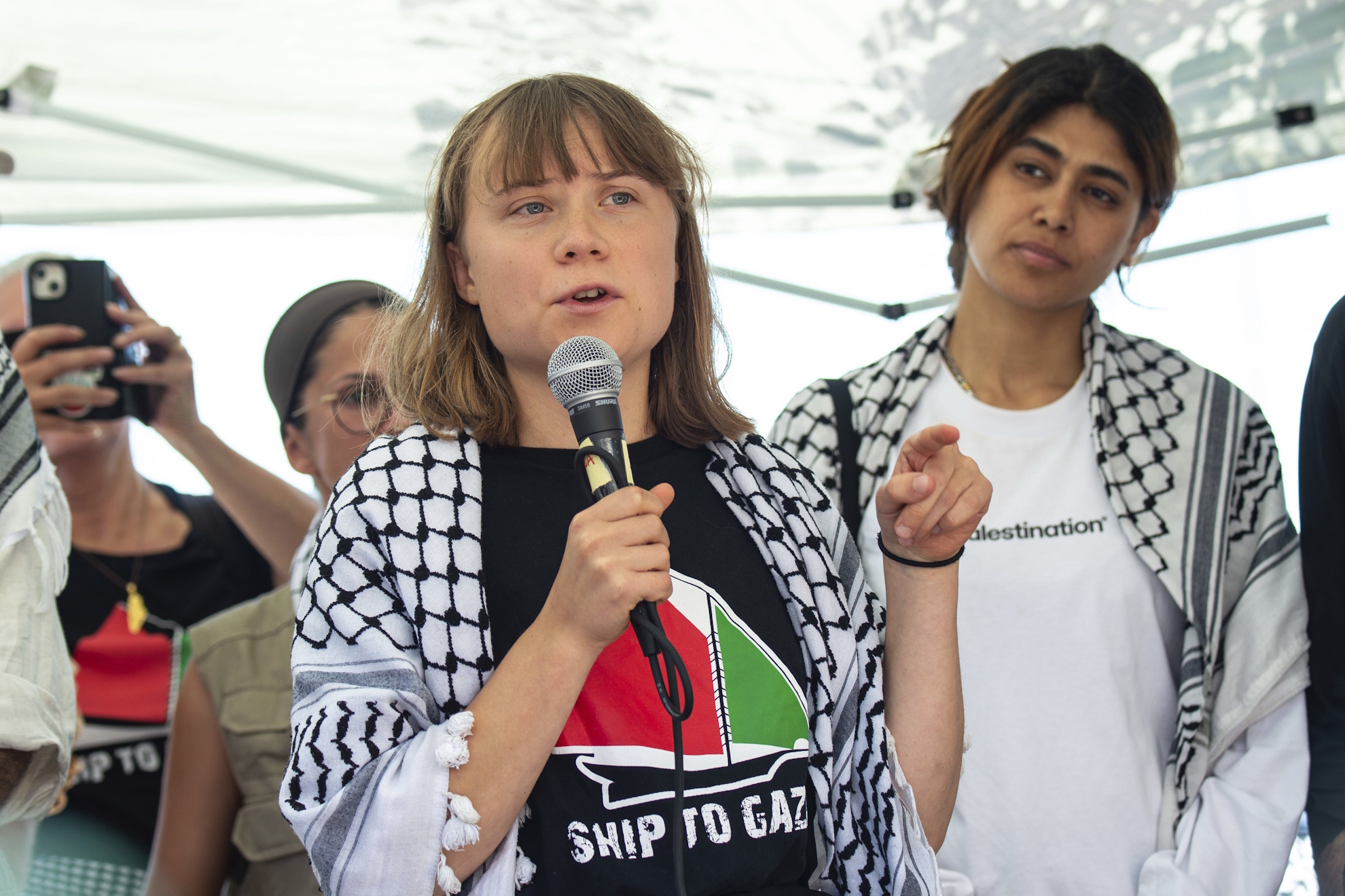 Greta Thunberg claims she was kidnapped in international waters by Israeli forces