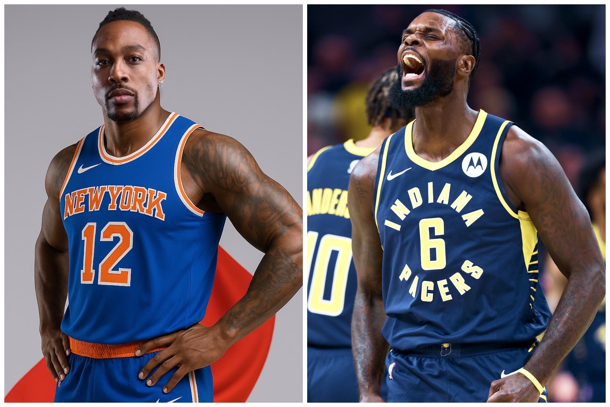 Dwight Howard and Lance Stephenson