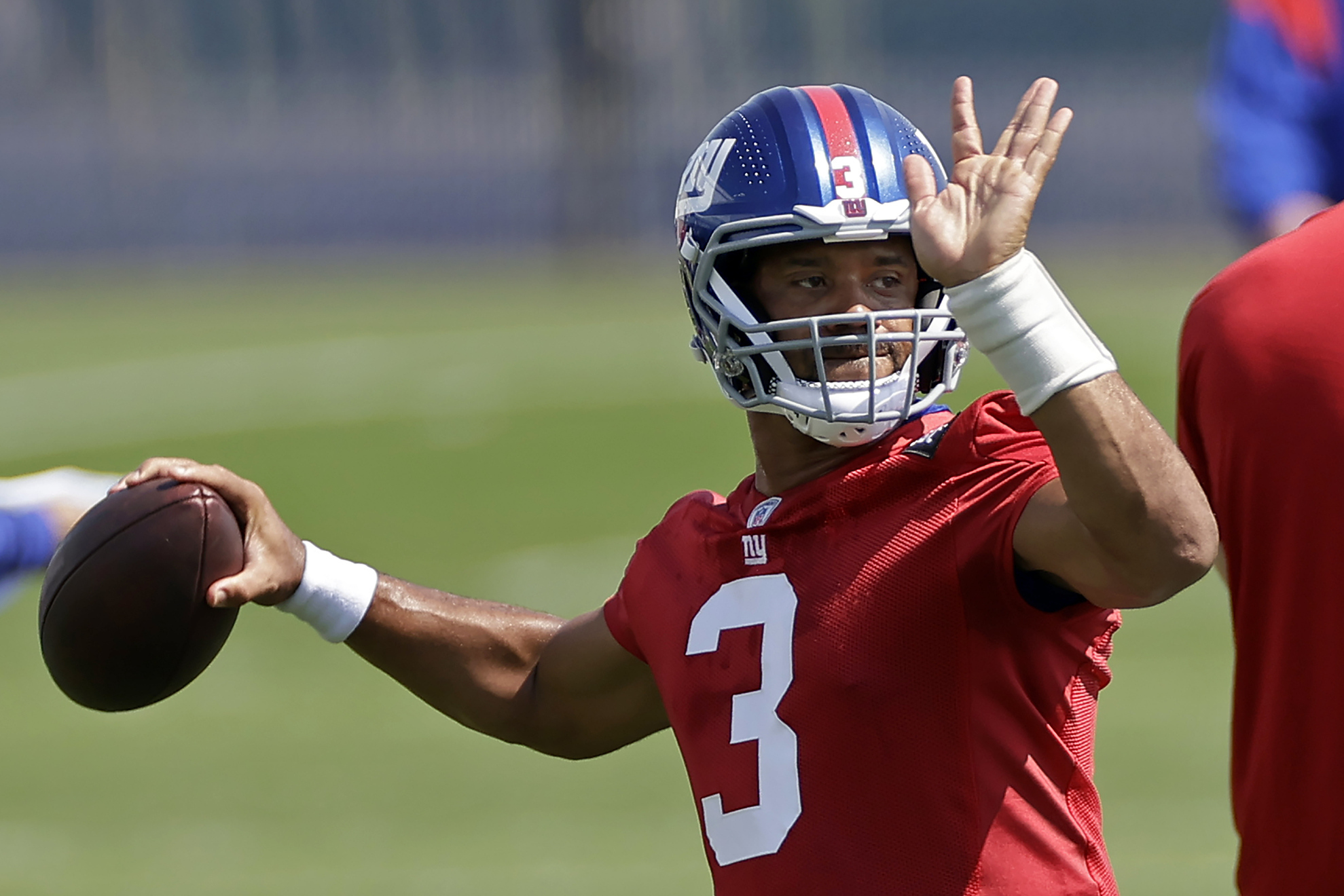 New York Giants quarterback Russell Wilson