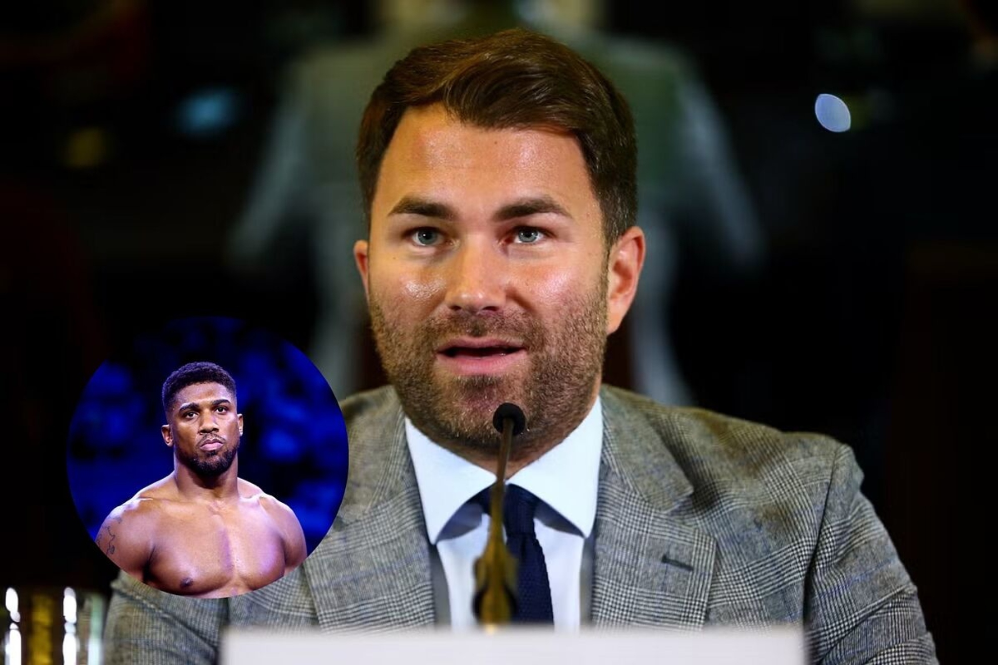Eddie Hearn updates Anthony Joshuas health status for his return and who could be his next opponent