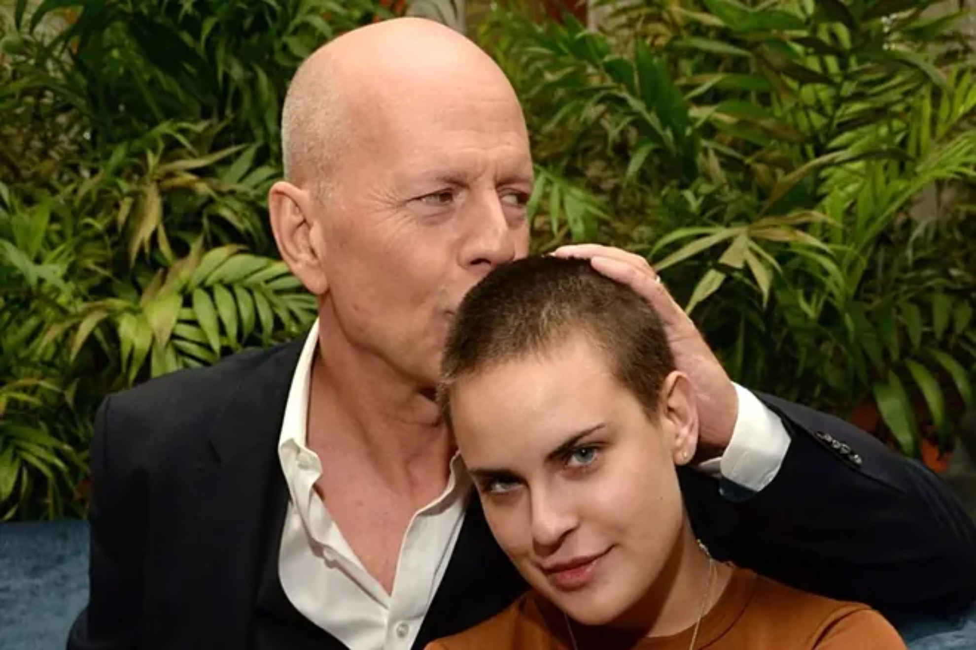 Bruce Willis daughter, Tallulah, has been with him throughout the entire process.