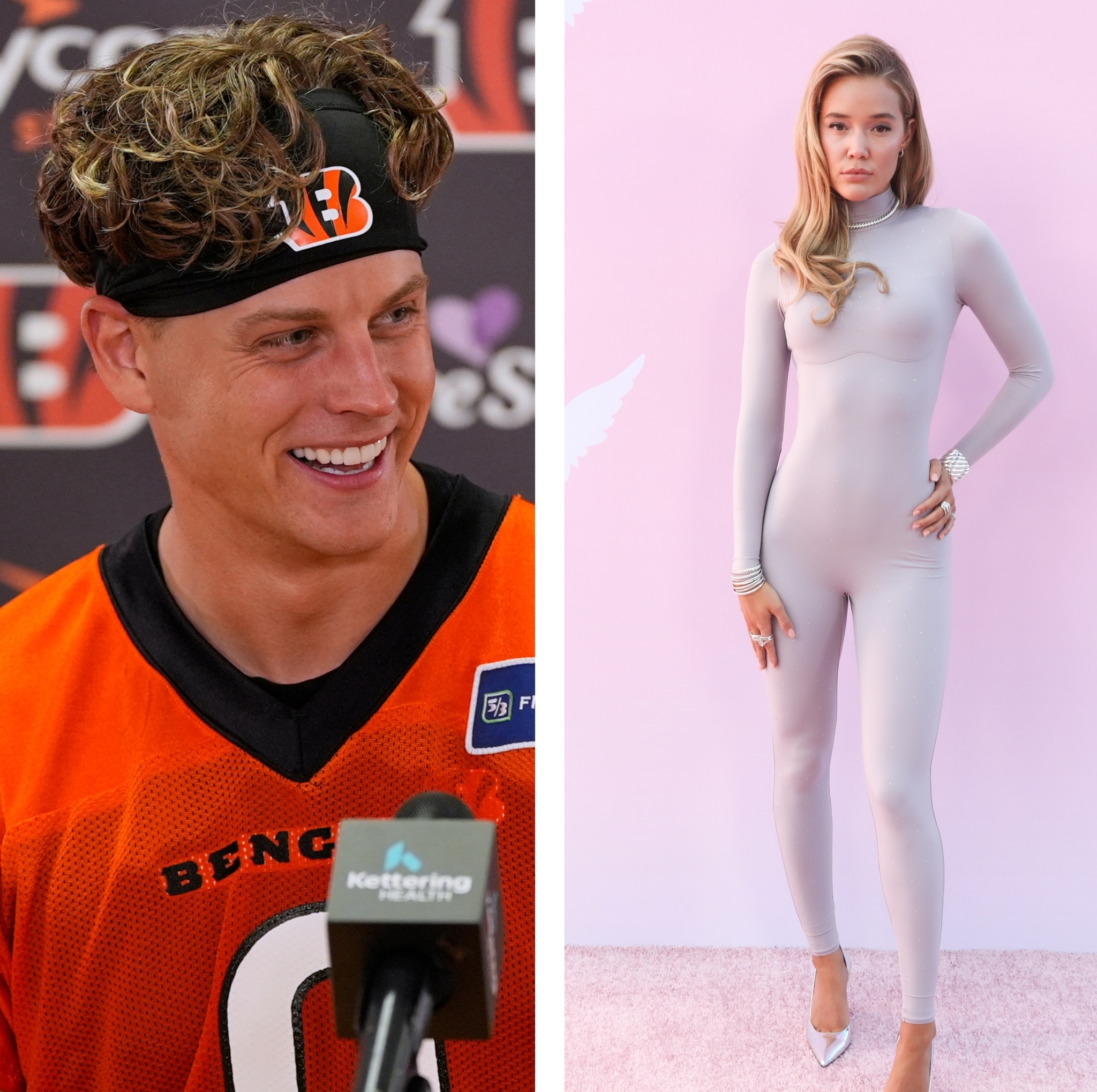 Joe Burrow and Olivia Ponton
