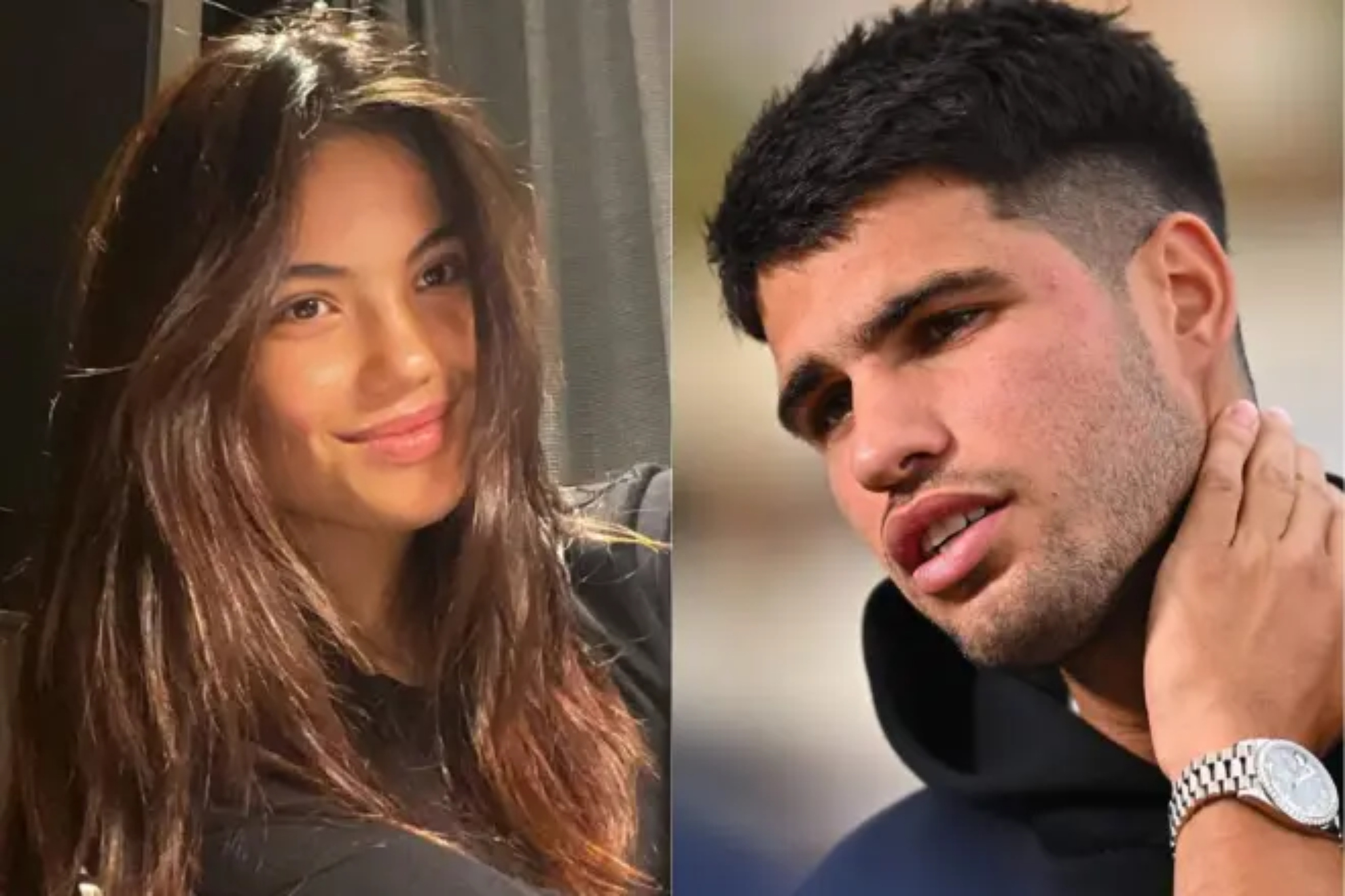 Emma Raducanu and Carlos Alcaraz