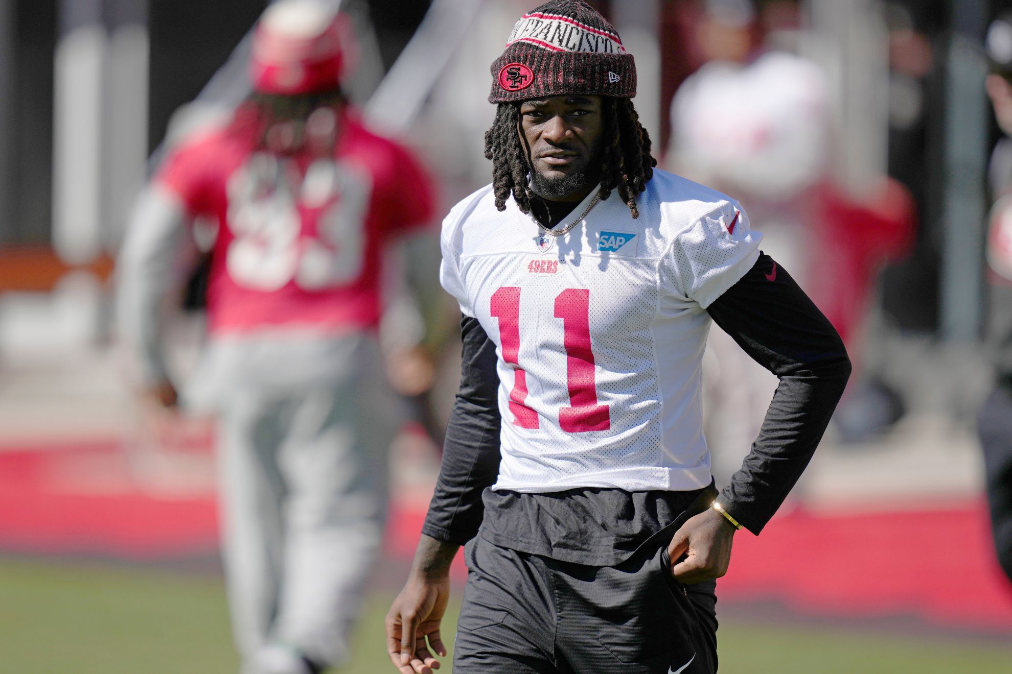 San Francisco 49ers wide receiver Brandon Aiyuk.