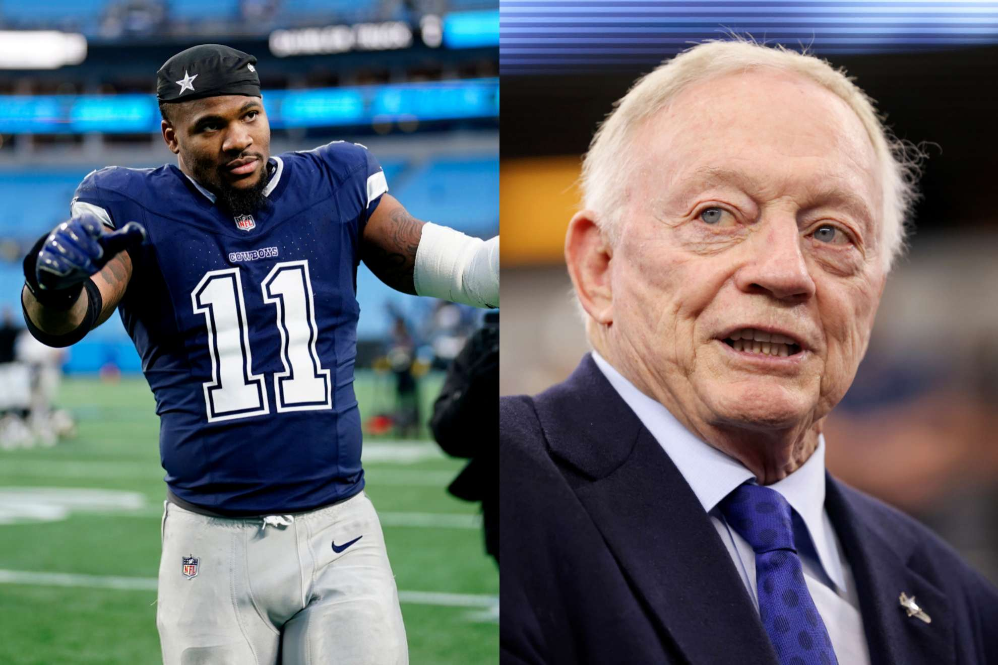 Robert Griffin III doesnt hide how he feels about Jerry Jones handling of the Micah Parsons contract affair
