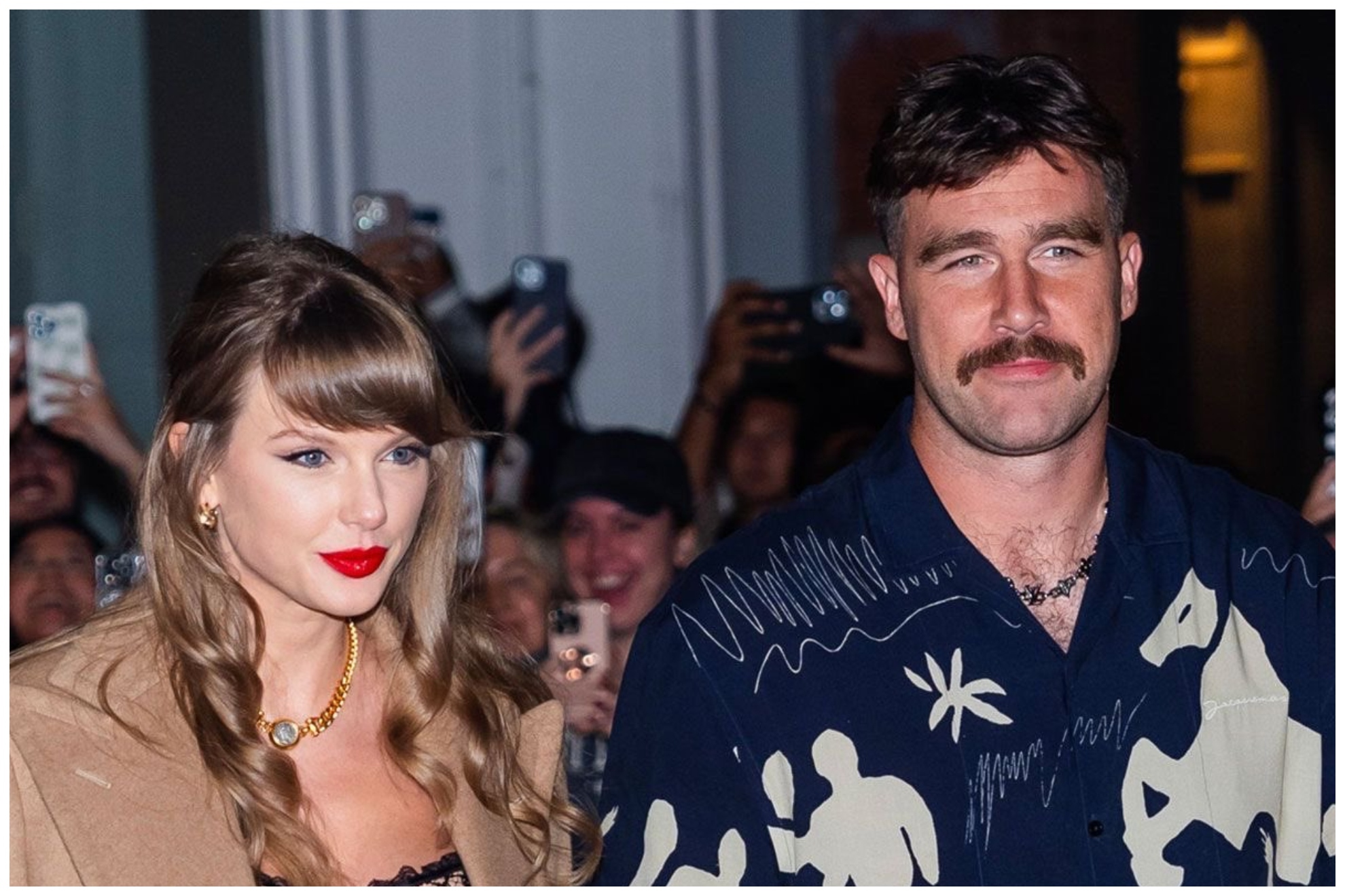 Taylor Swift and Travis Kelce