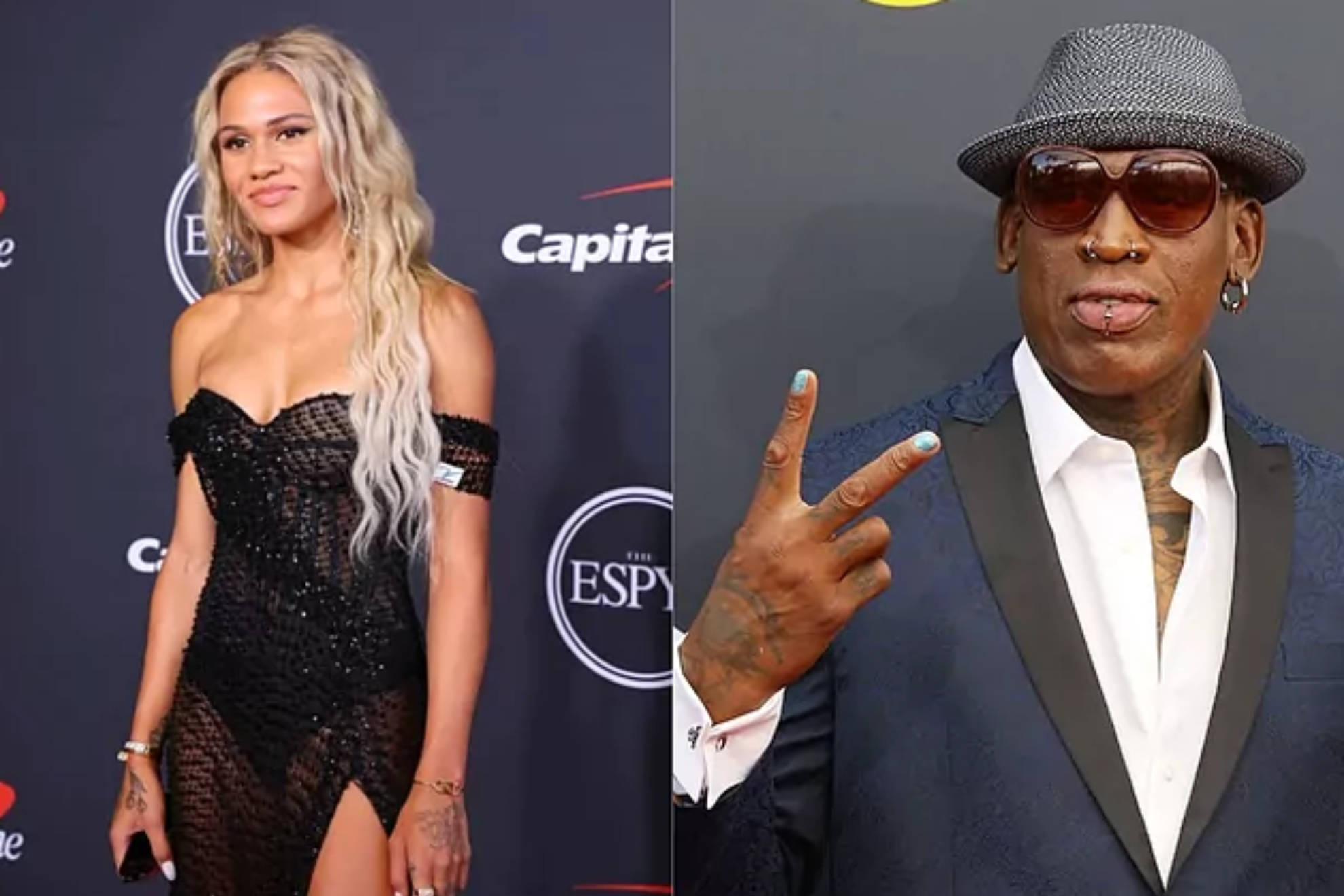 Trinity Rodman confirms strained relationship with father Dennis Rodman as she keeps tabs on boyfriend at Wimbledon