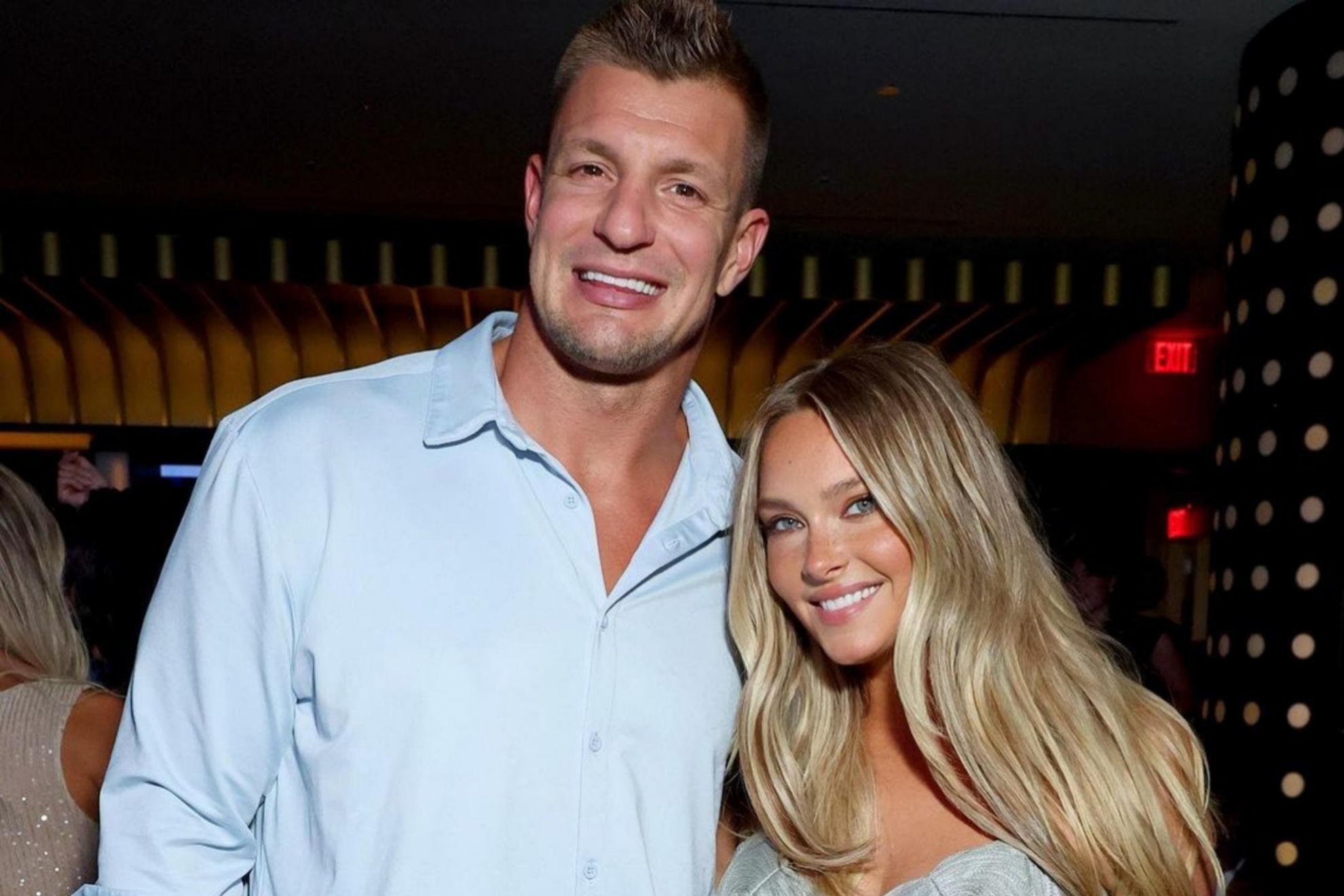 Rob Gronkowski and Camille Kostek