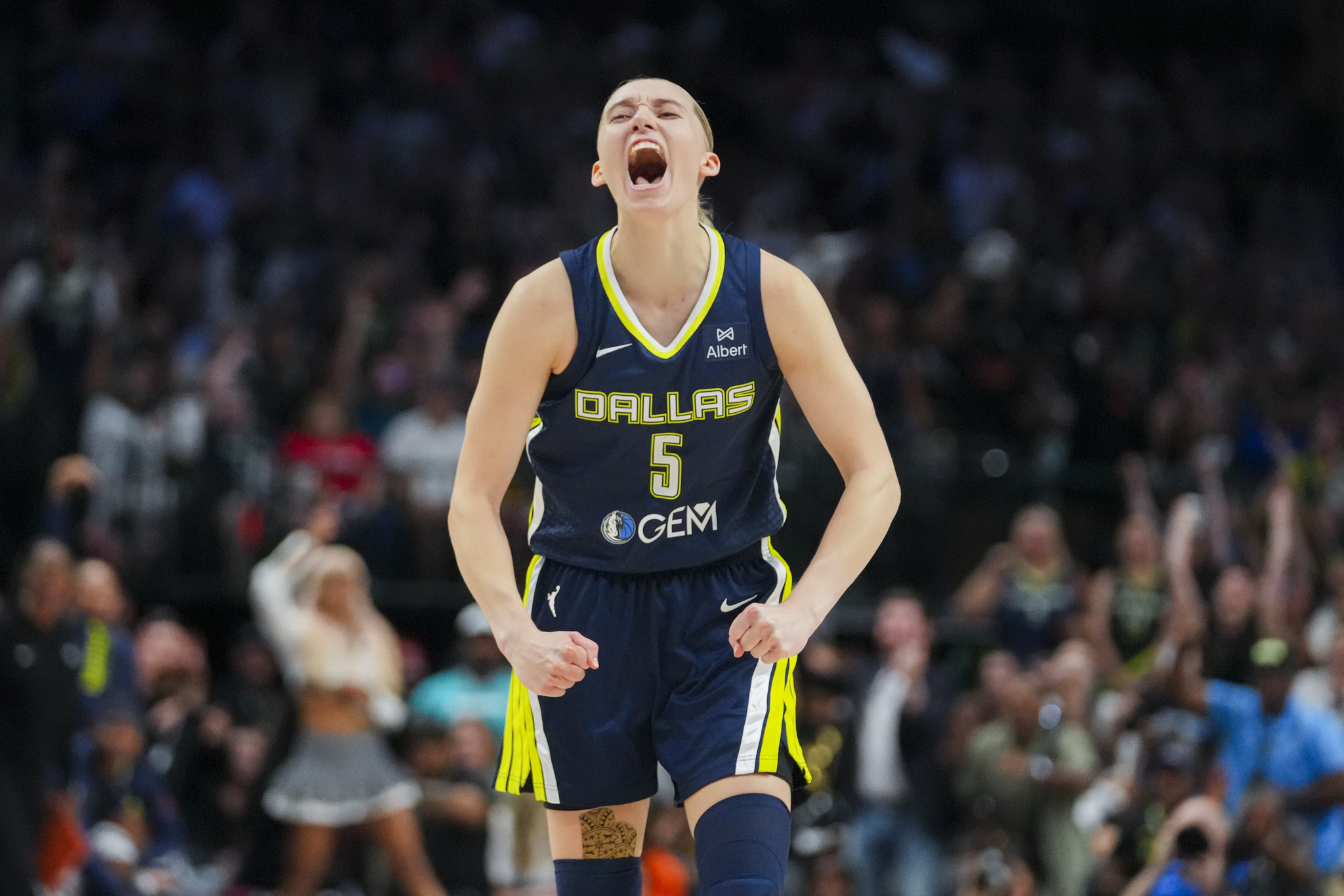 Paige Bueckers gets physical with an old friend on the court and it ends in a completely unexpected way