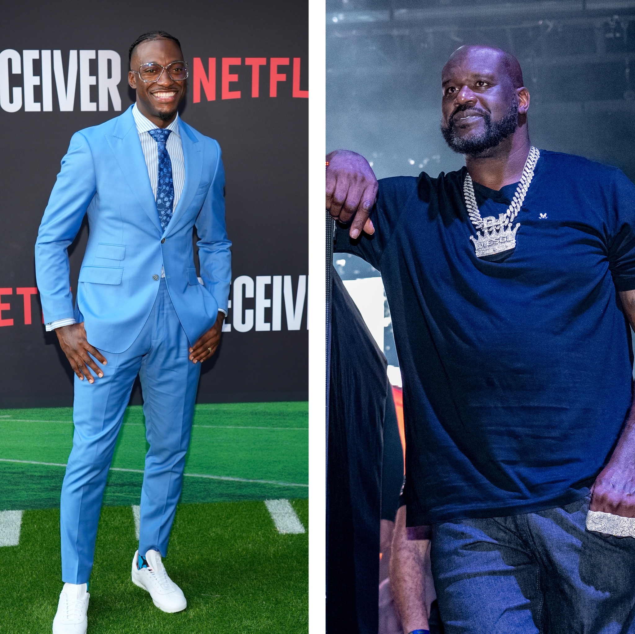 Robert Griffin III and Shaquille ONeal