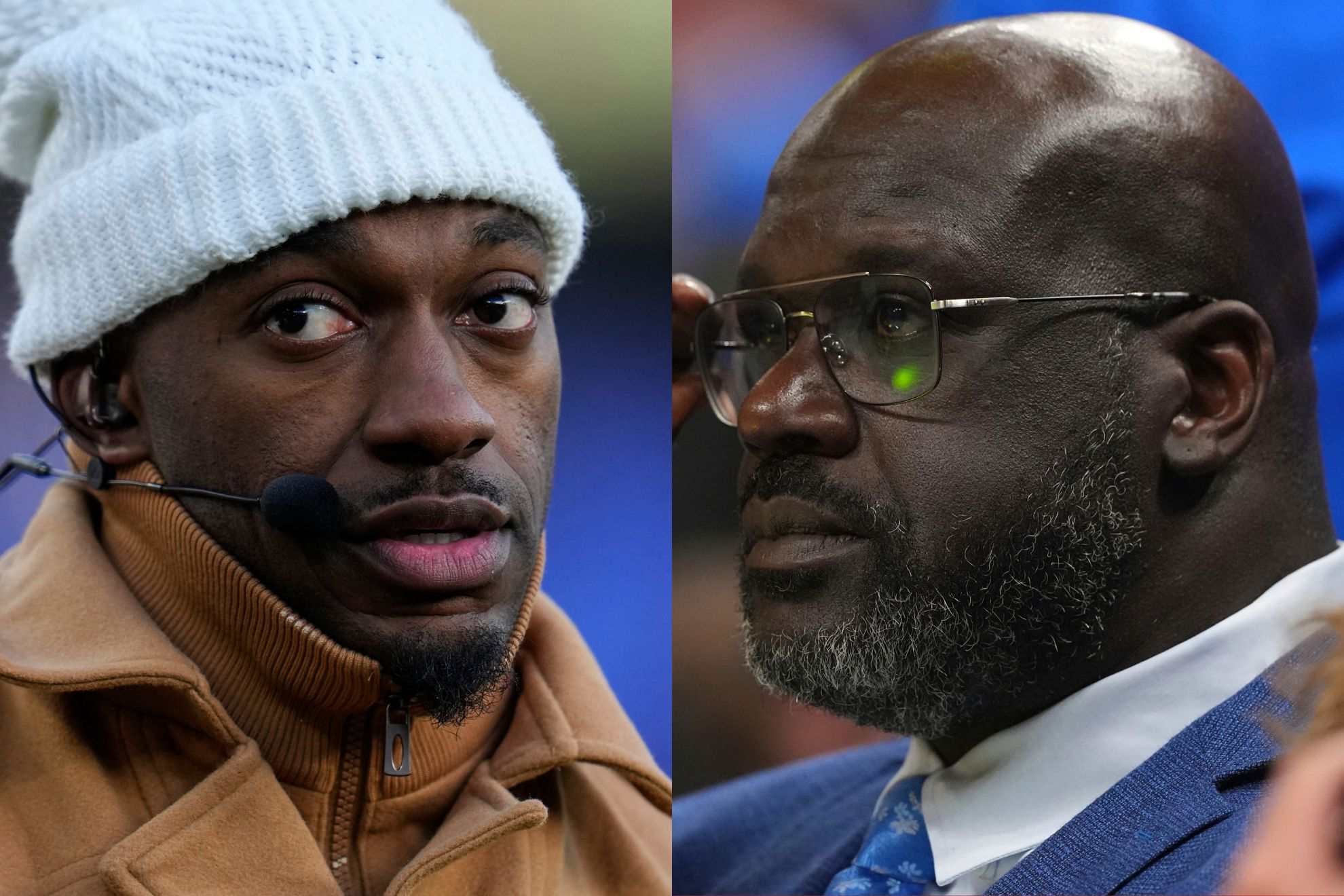 Shaquille ONeal threatens Robert Griffin III for posting a picture of Angel Reese