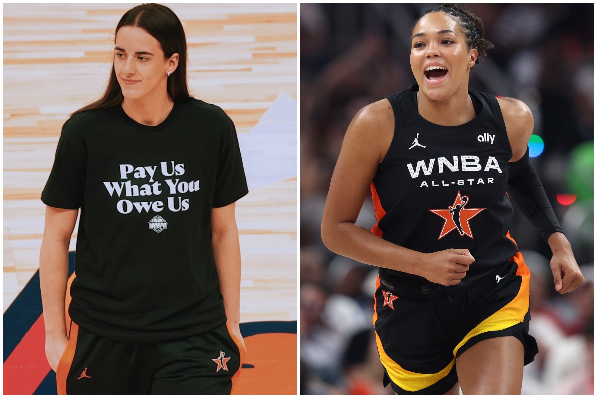 Caitlin Clark and Napheesa Collier