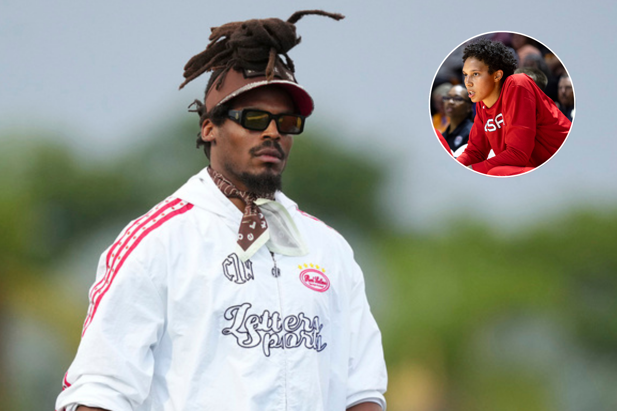 Cam Newton confesses to Brittney Griner that he was also in prison: It felt like a lifetime