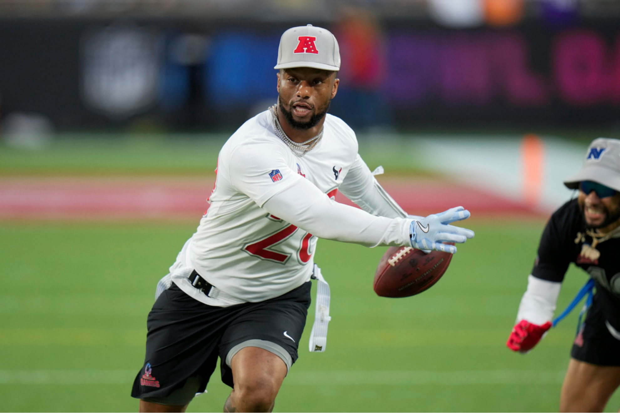 AFC running back Joe Mixon, of the Houston Texans