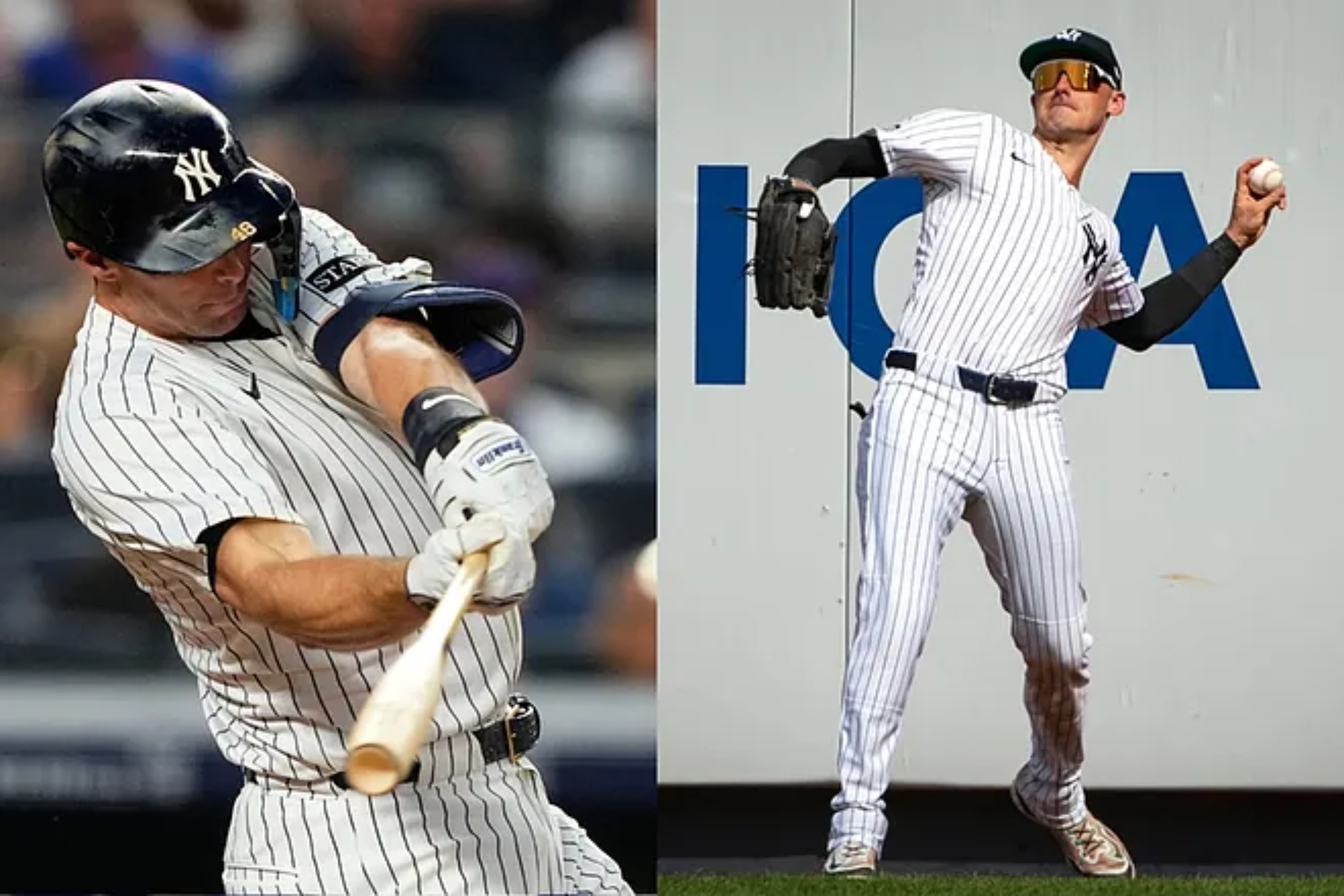 The Yankees could sacrifice two of their best hitters to use as trade bait