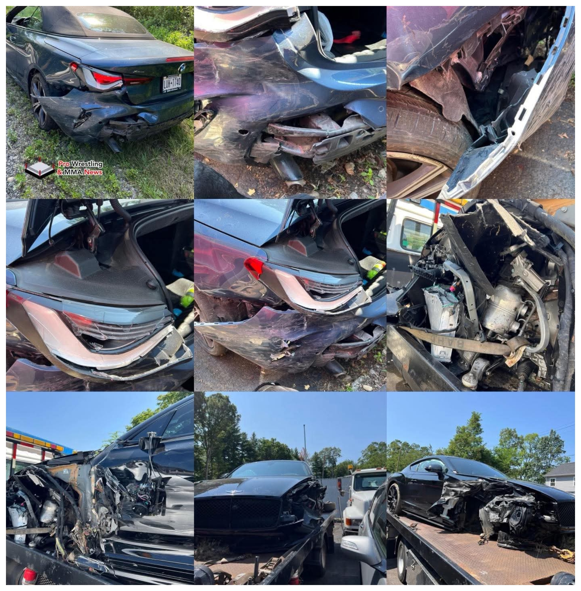 Vince McMahon' crash