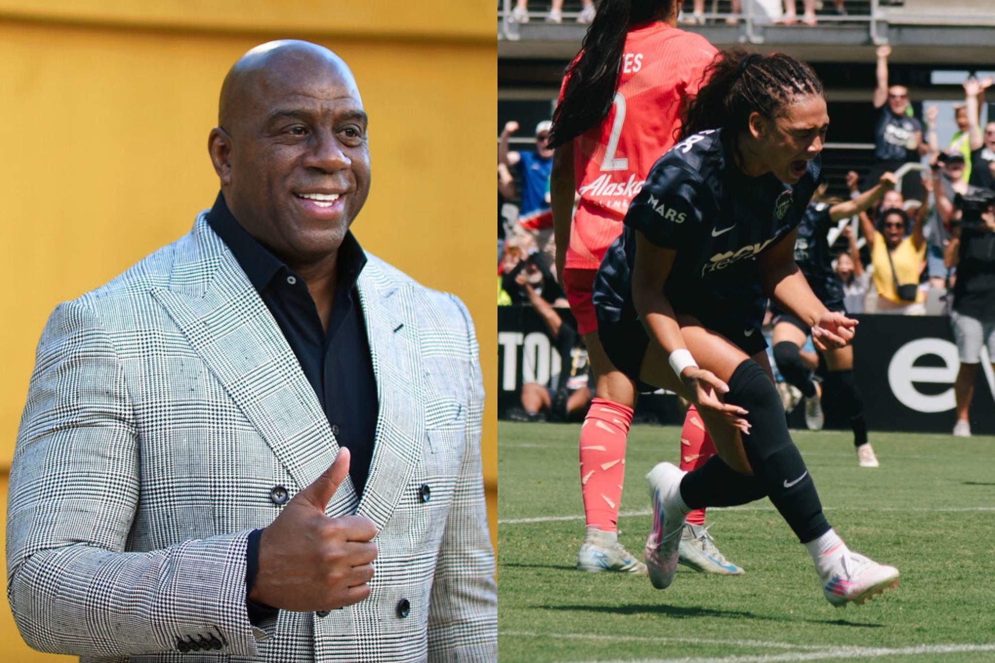 Magic Johnson praises Trinity Rodmans emotional comeback in father figure message