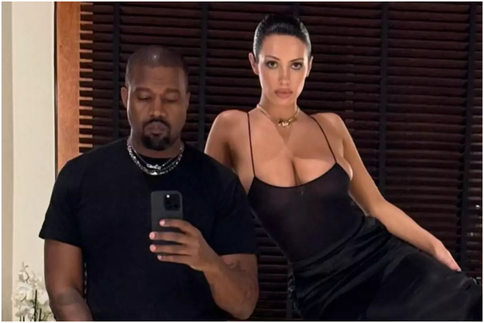 Kanye West and Bianca Censori