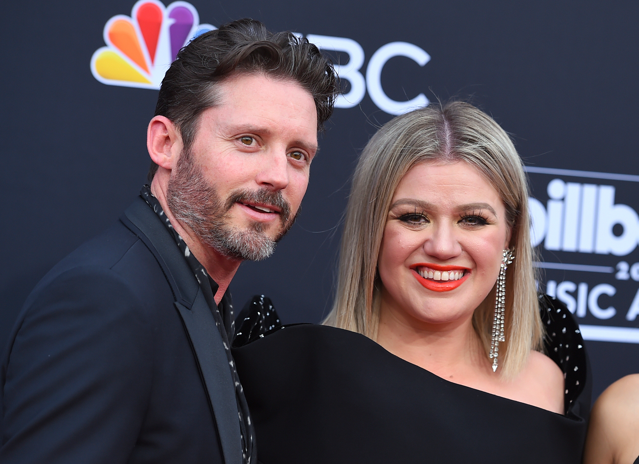 Brandon Blackstock and Kelly Clarkson at the Billboard Music Awards on May 20, 2018, in Las Vegas. (Photo by Jordan Strauss/Invision/AP, File)