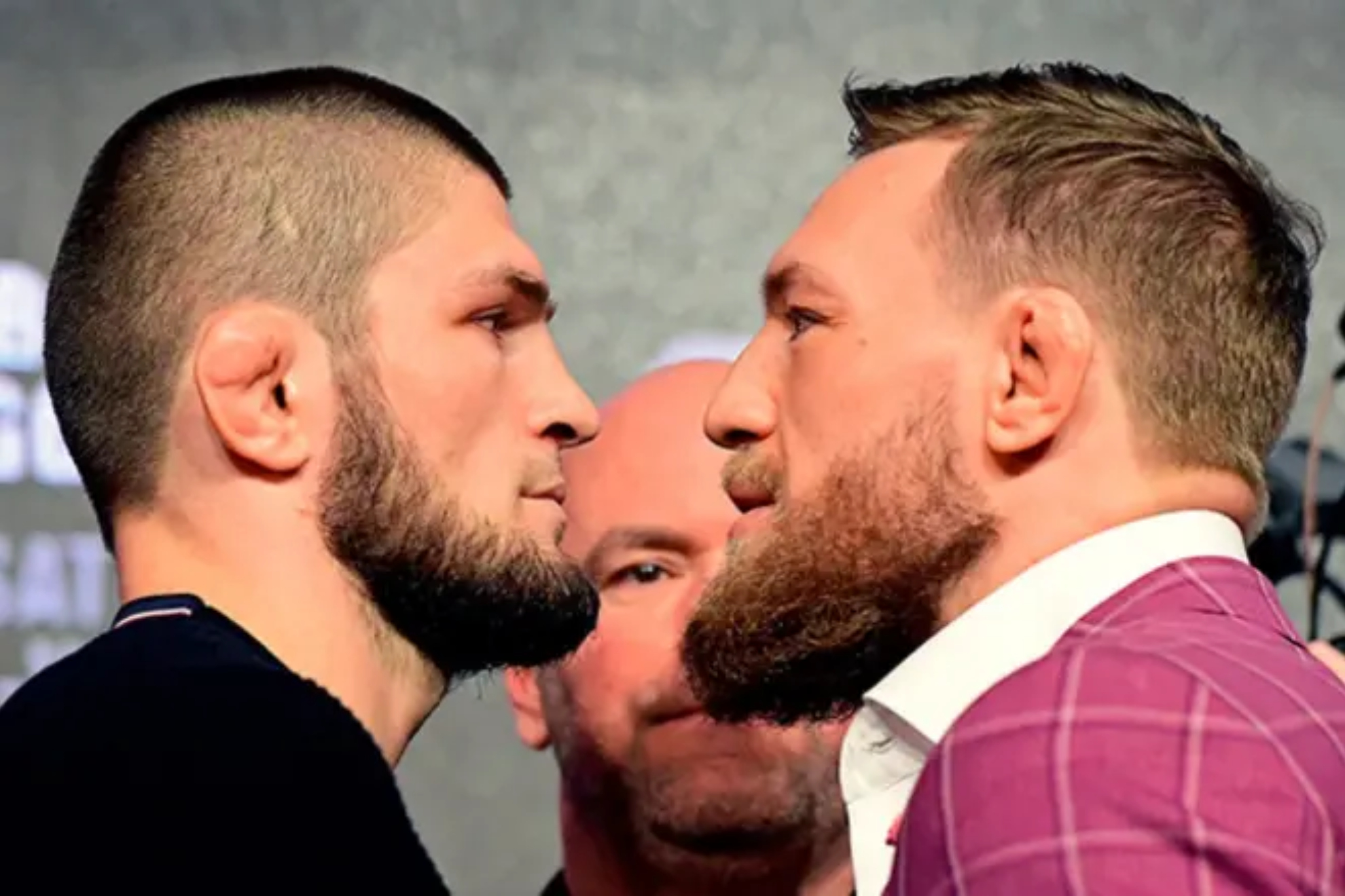 Khabib Nurmagomedov and McGregor, in a file image.