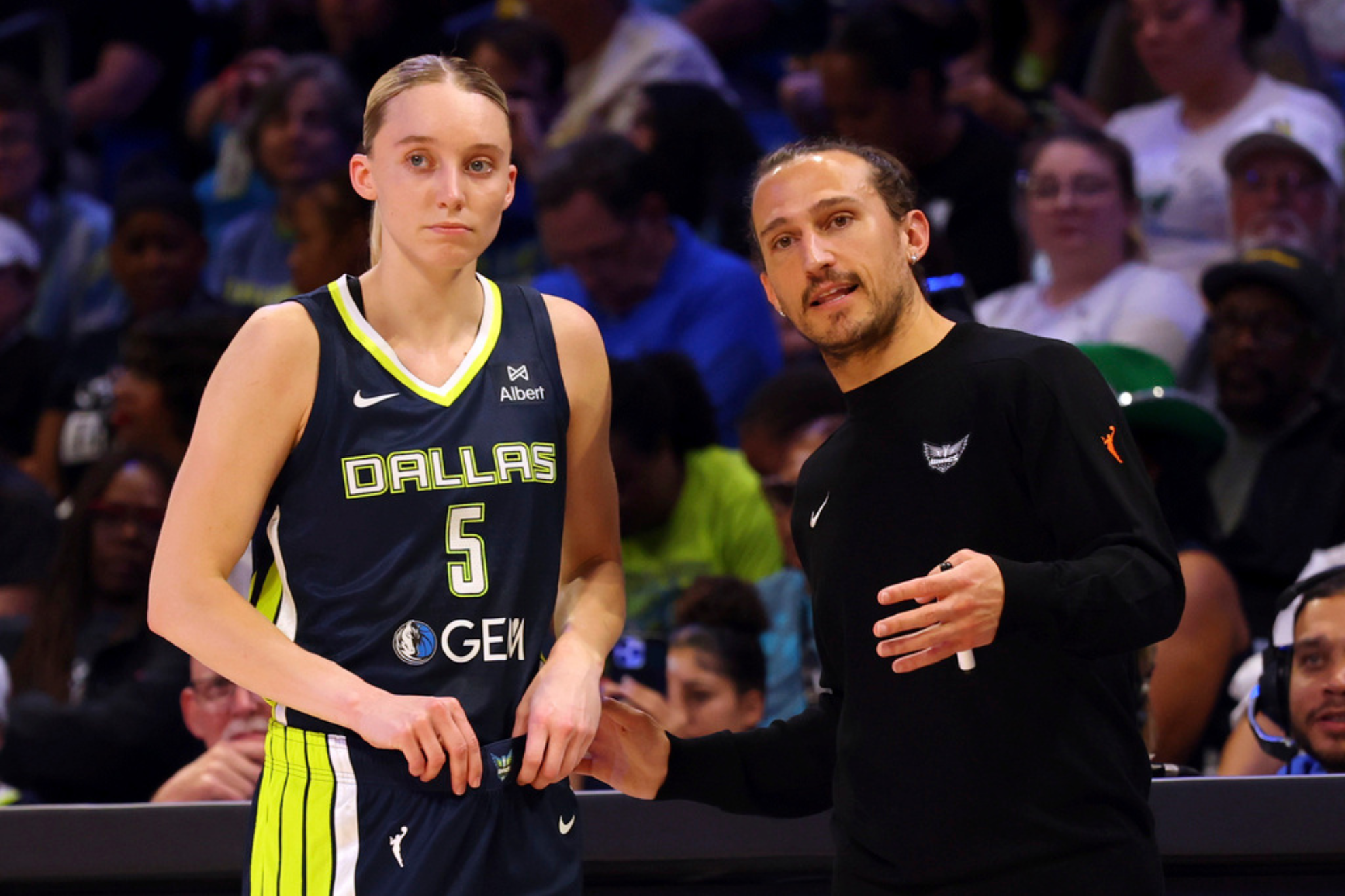 Chris Koclanes, coach of Paige Bueckers Dallas Wings, has no excuses after five consecutive losses